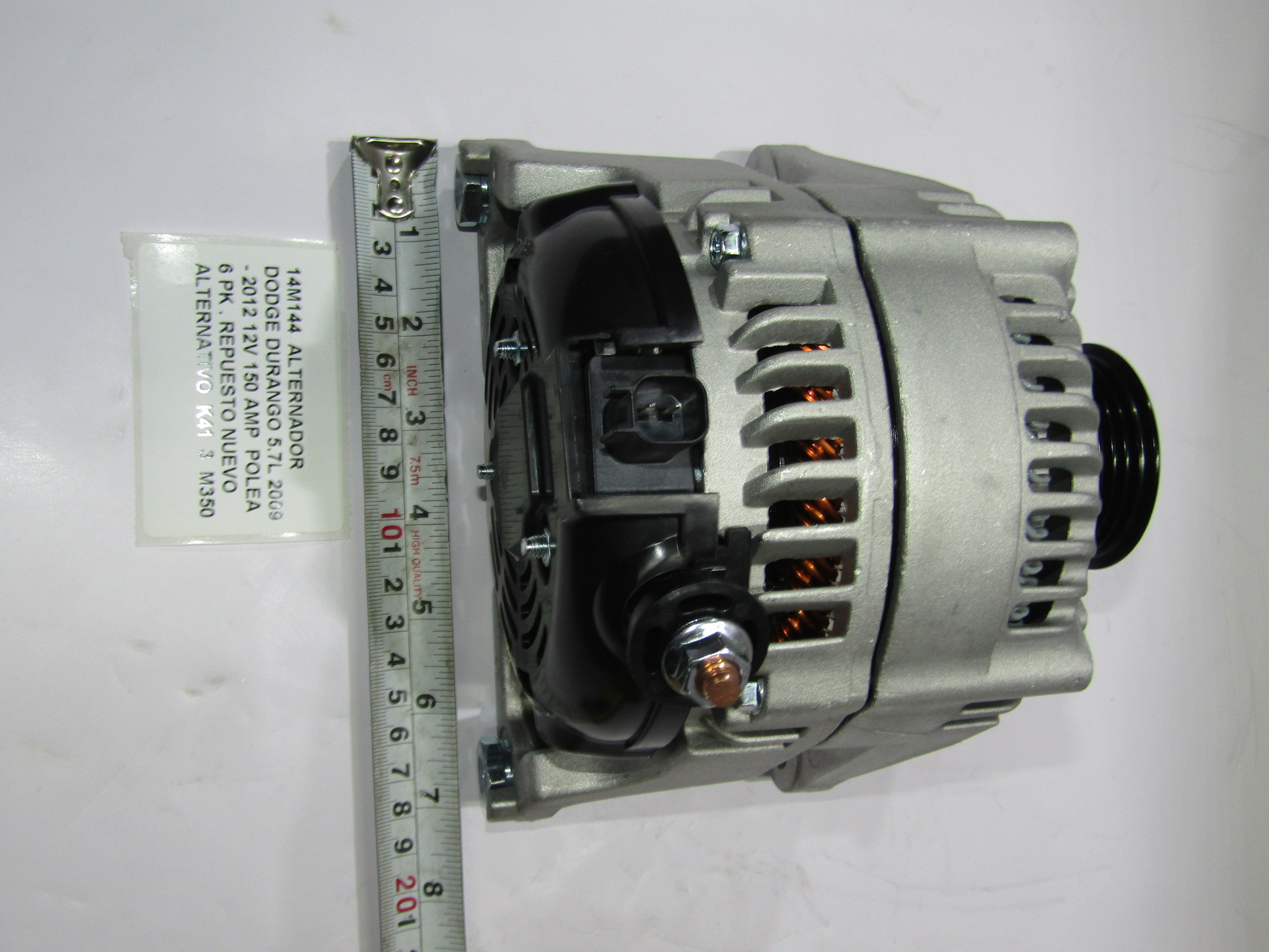Alternador Dodge Durango 5.7l 2009-2012 150 Amp - foto 3