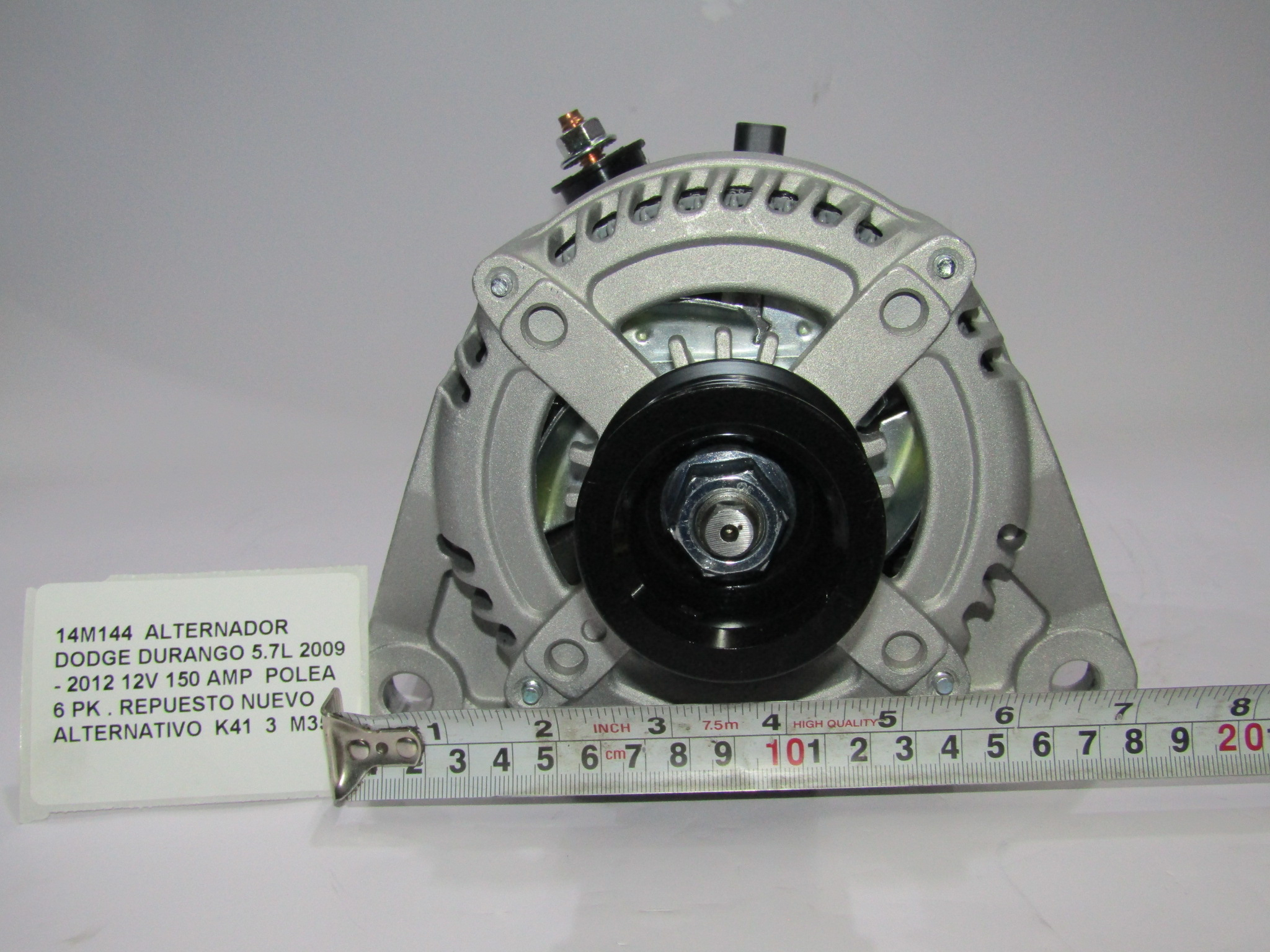 Alternador Dodge Durango 5.7l 2009-2012 150 Amp - foto 4
