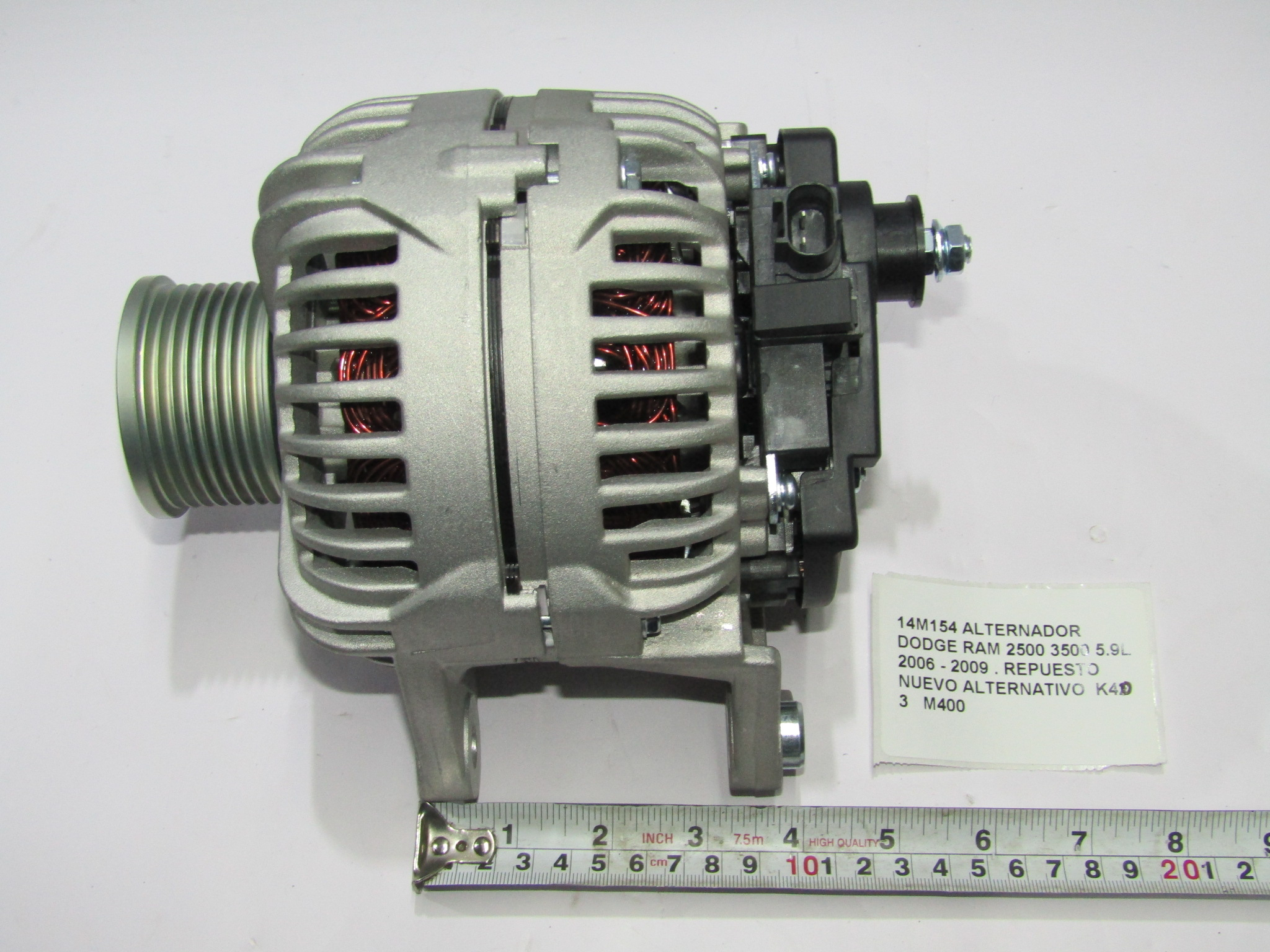 Alternador Dodge Ram 2500 3500 5.9l 2006 - 2009 - foto 3