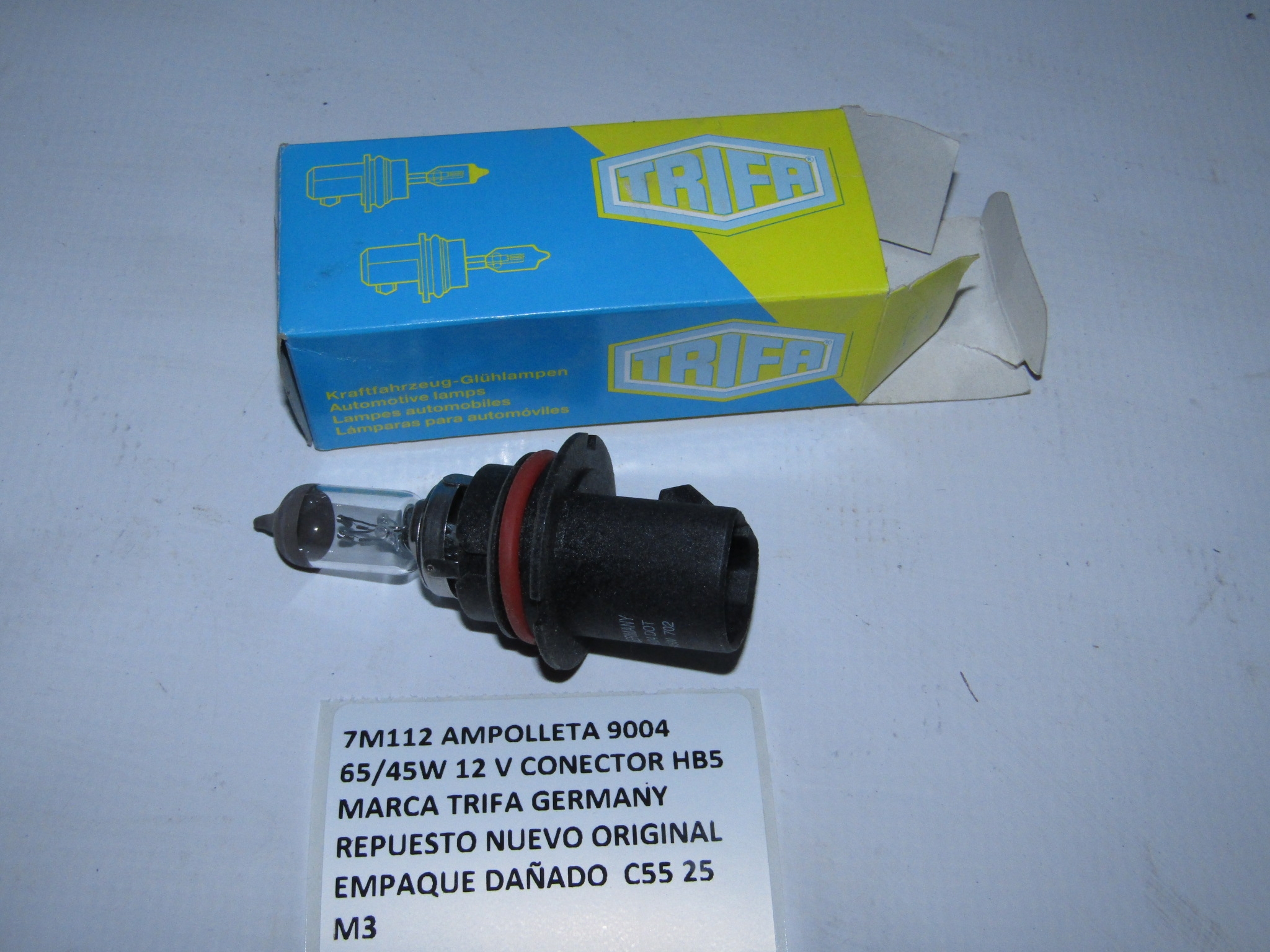 Ampolleta 9004 65/45w 12 V Conector Hb5 Marca Trifa Germany - foto 2