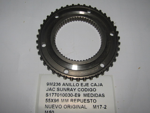 Anillo Eje Caja Jac Sunray Codigo S177010030-e9 55x96 Mm