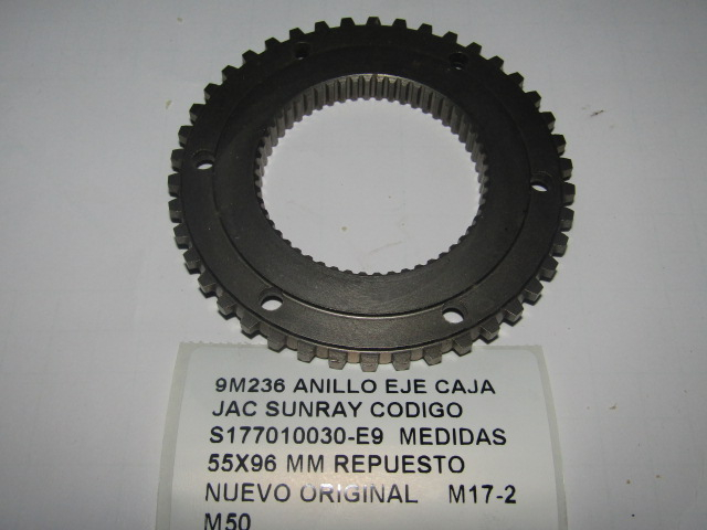 Anillo Eje Caja Jac Sunray Codigo S177010030-e9 55x96 Mm - foto 2