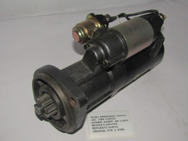 Arranque Camion Jac 1069 24v 4.5kw Bendix 9 Dientes Original - foto 2