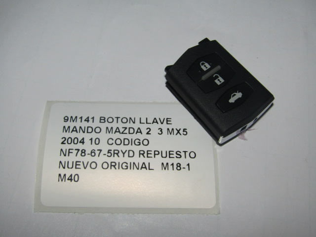 Boton Llave Mando Mazda 2 3 Mx5 2004 - 10 Codigo Nf78-67-5ry