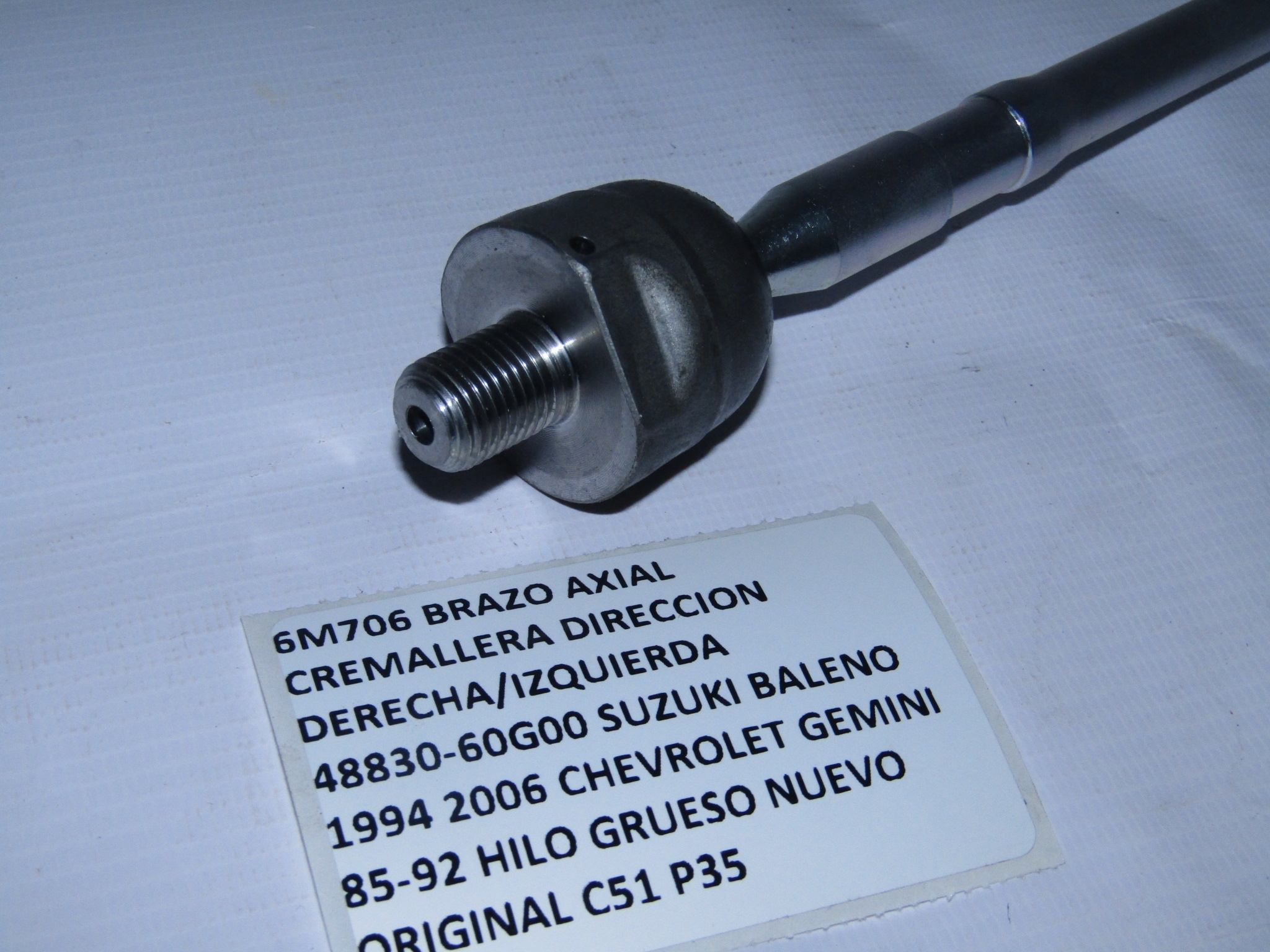 Brazo Axial Cremallera Direccion Suzuki Baleno 1994 2006