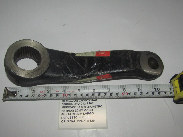Brazo Pitman Direccion Camion Jac Codigo 3401012-15w 38mm - foto 4