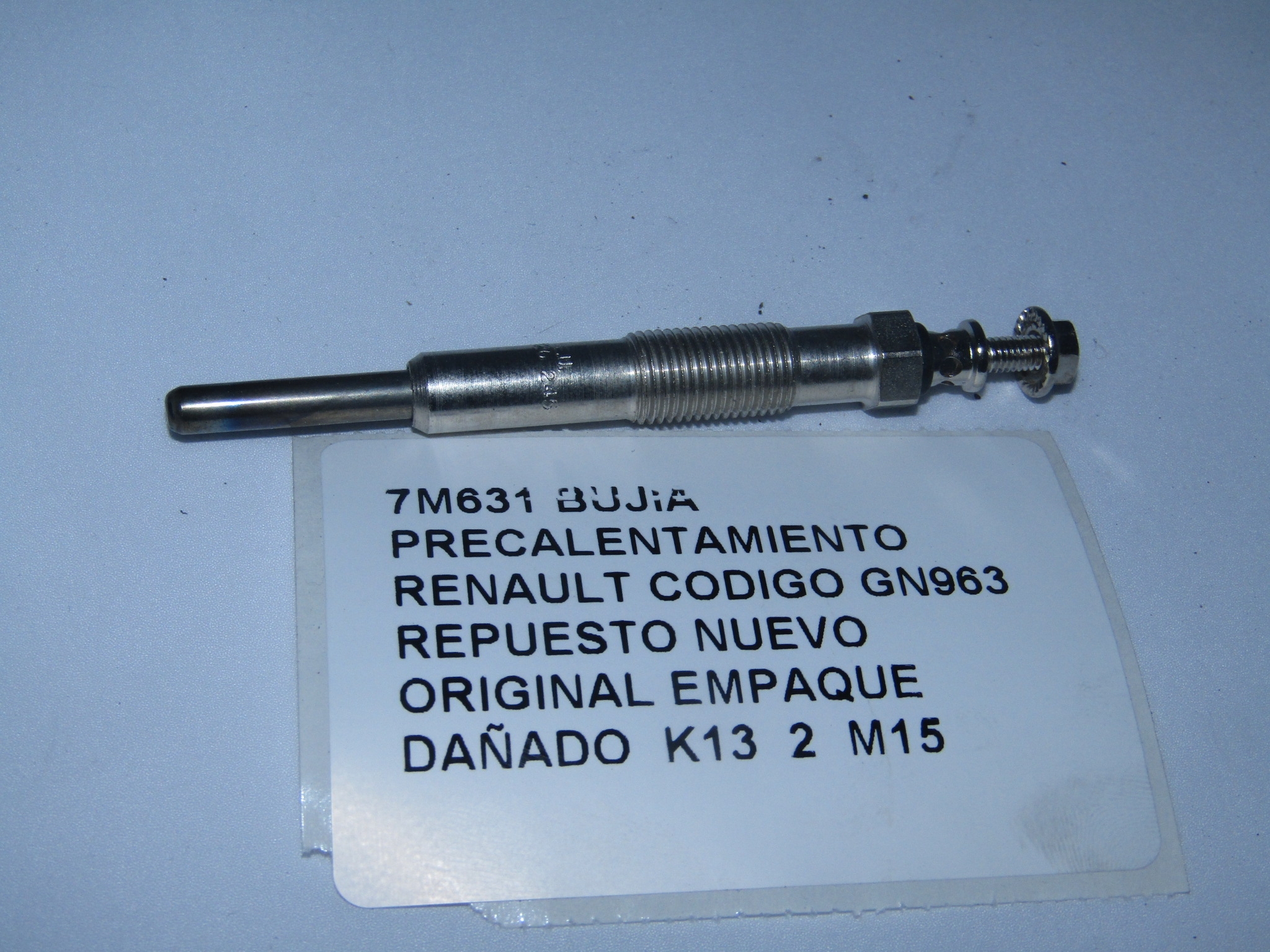 Bujia Precalentamiento Renault Codigo Gn963