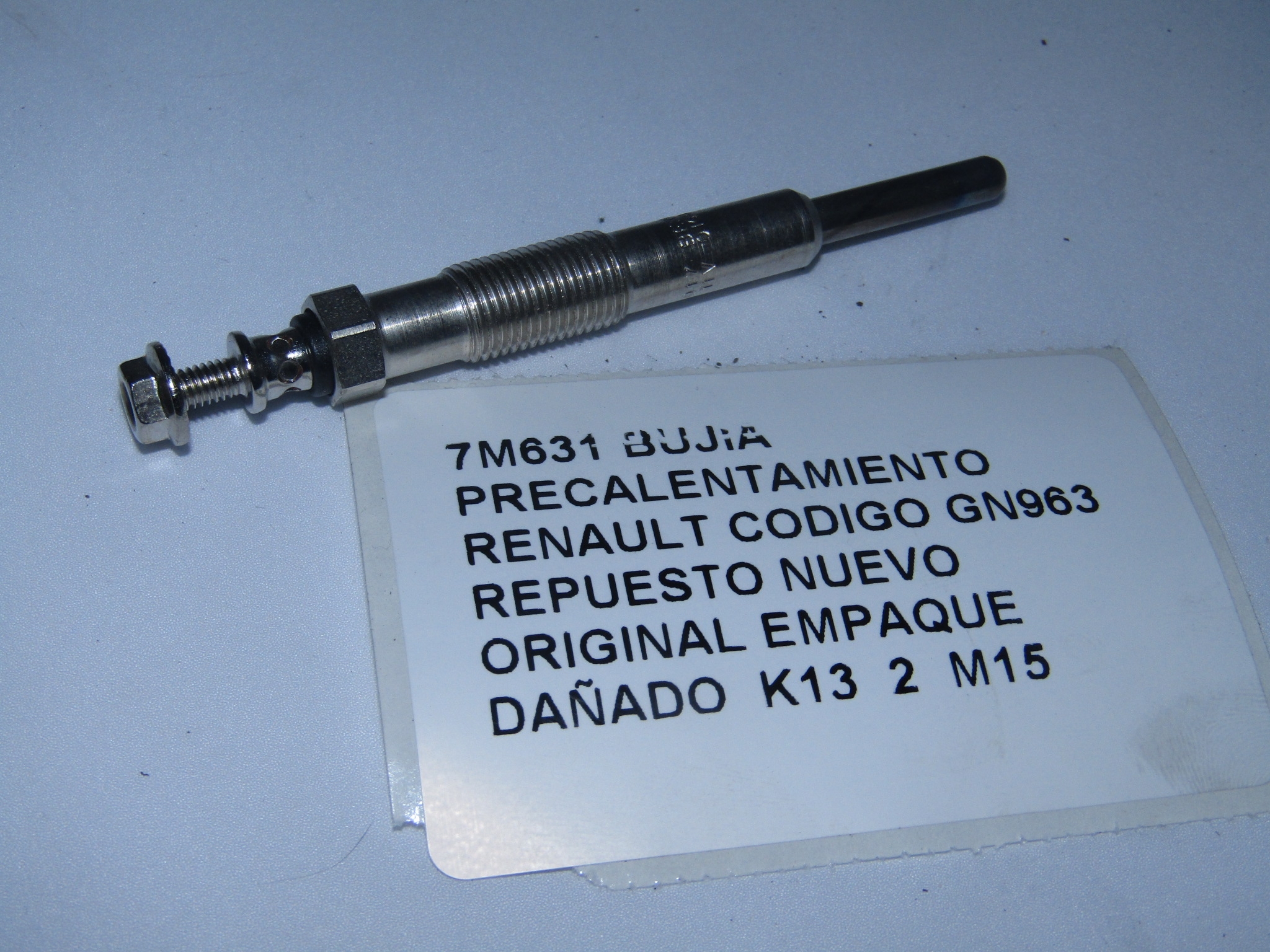 Bujia Precalentamiento Renault Codigo Gn963 - foto 3