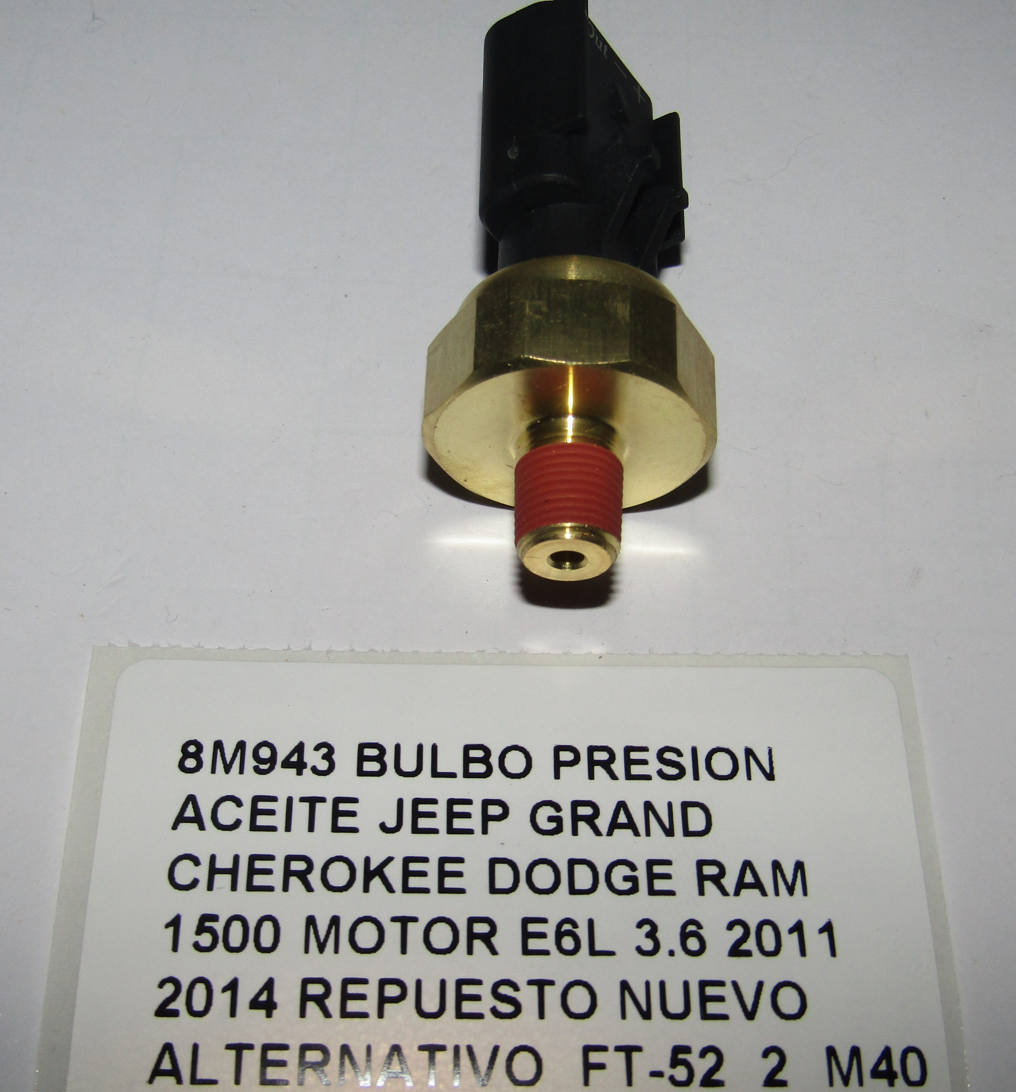 Bulbo Presion Aceite Jeep Grand Cherokee Dodge Ram E6l 3.6 - foto 2