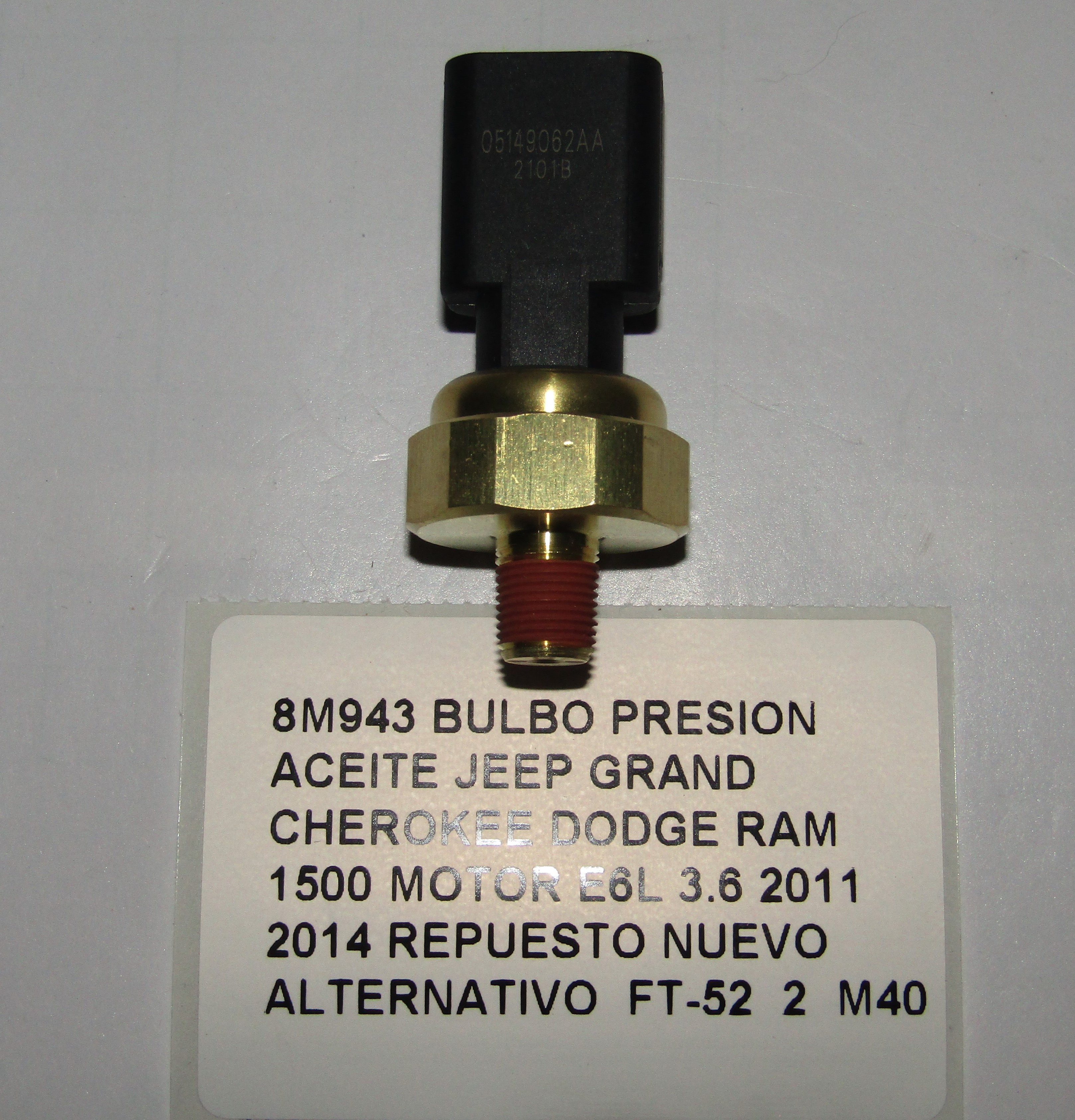 Bulbo Presion Aceite Jeep Grand Cherokee Dodge Ram E6l 3.6 - foto 3