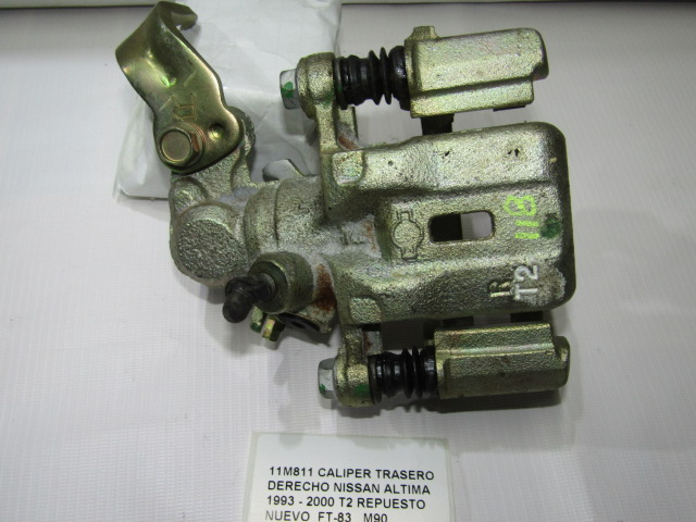 Caliper Trasero Derecho Nissan Altima 1993 - 2000 T2 - foto 3