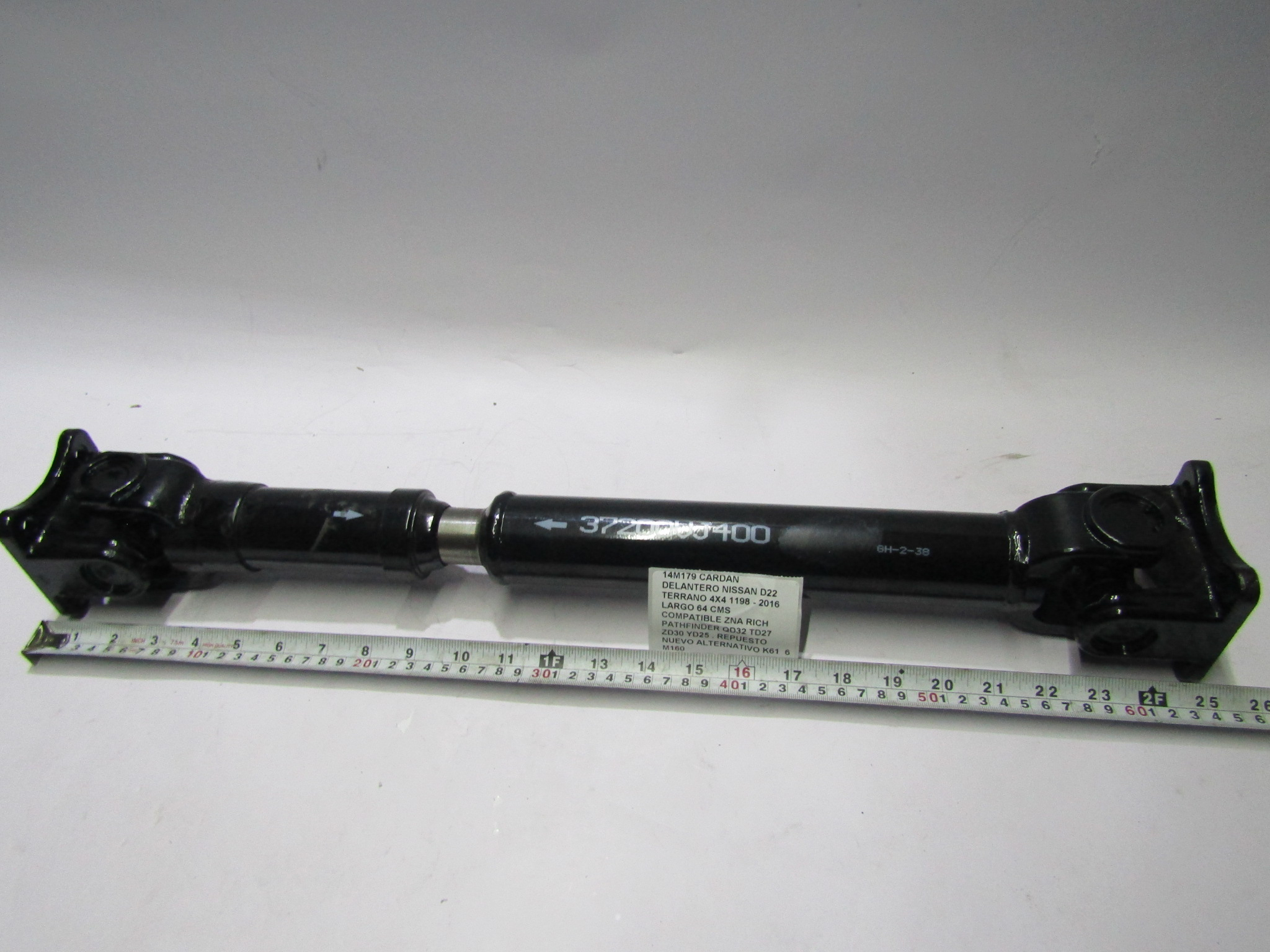 Cardan Delantero Nissan D22 Terrano 4x4 1998-2016 Largo 64cm