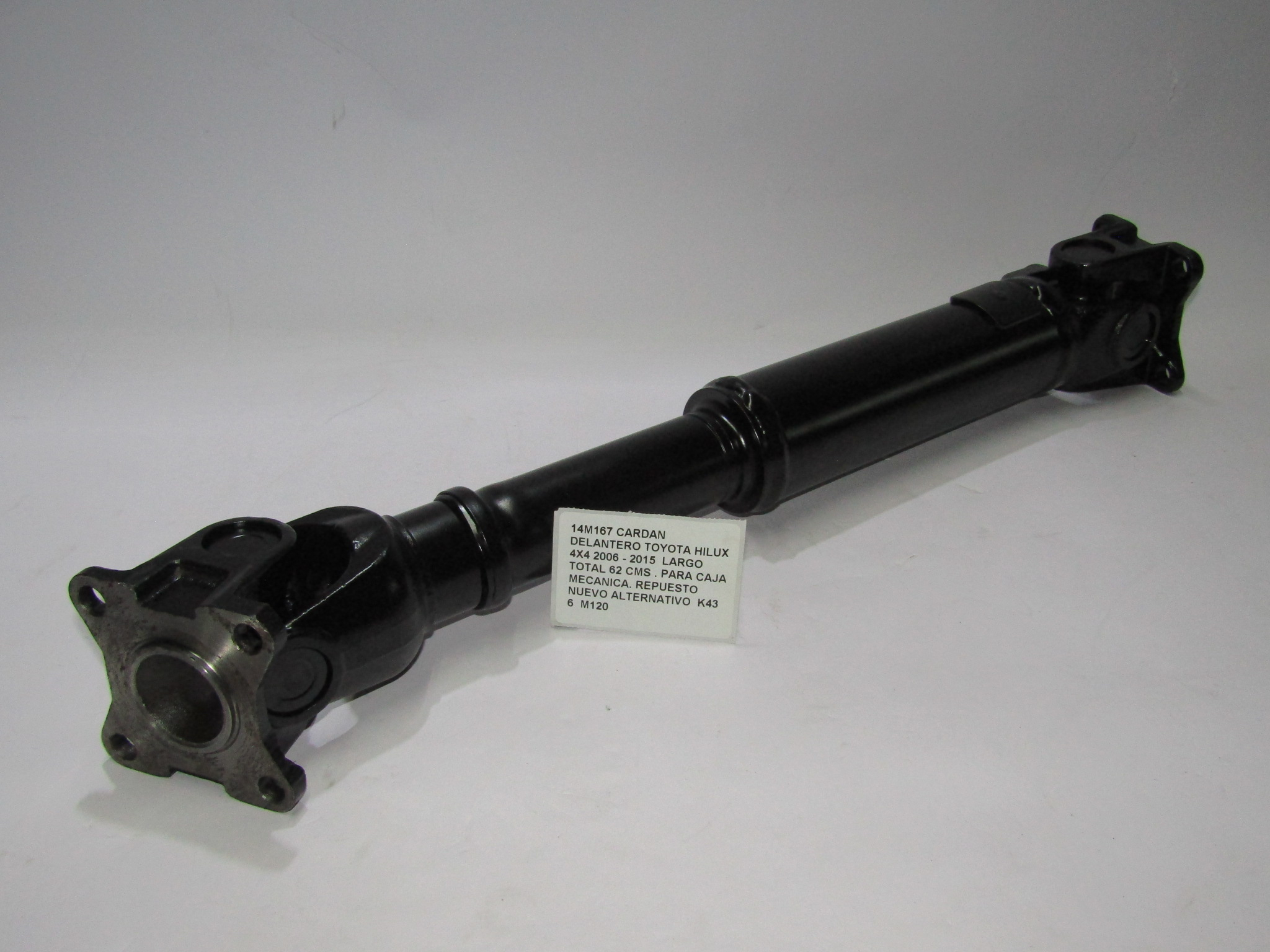 Cardan Delantero Toyota Hilux 4x4 2006-15 Largo Total 62 Cms - foto 4