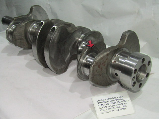Cigueñal Para Mitsibishi L200 Motor 4d56 1998 - 2003 - foto 3