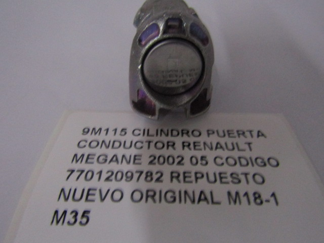 Cilindro Puerta Conductor Renault Megane 2002/05 7701209782 - foto 3