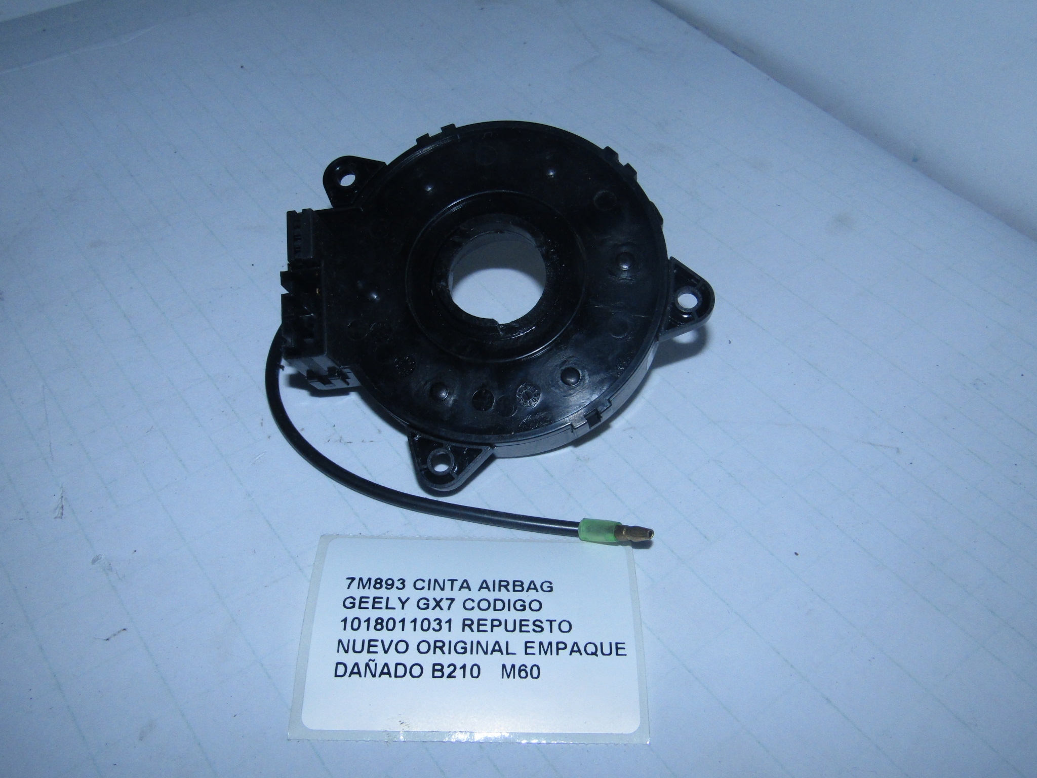Cinta Airbag Geely Gx7 Codigo 1018011031 - foto 3