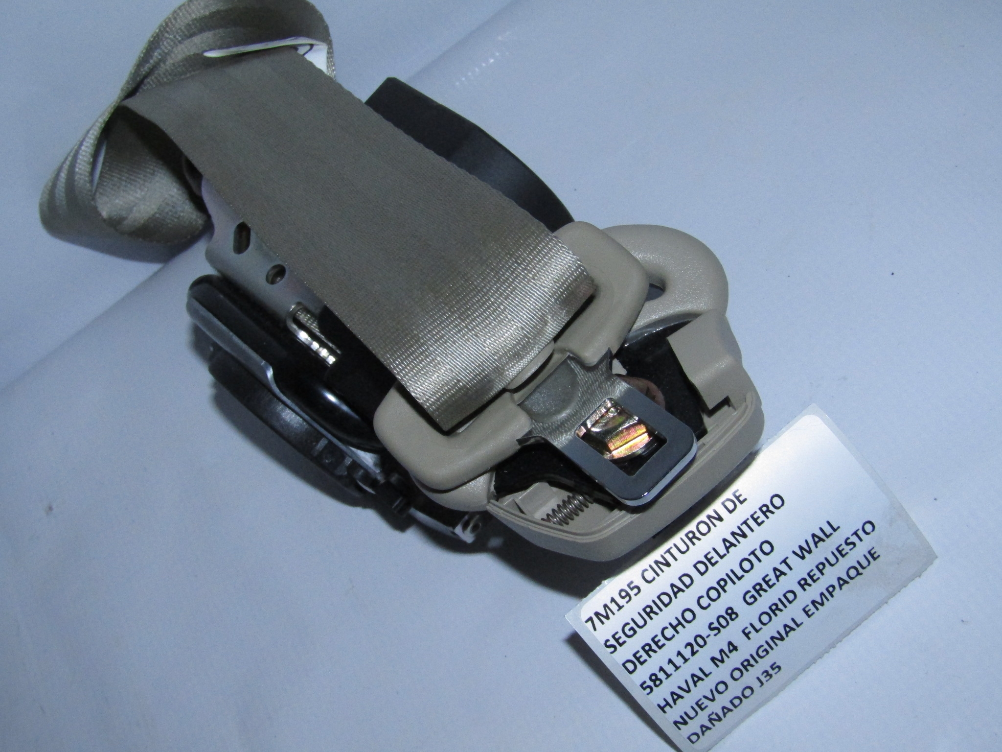 Cinturon De Seguridad Delantero Derecho Great Wall Haval M4 - foto 3