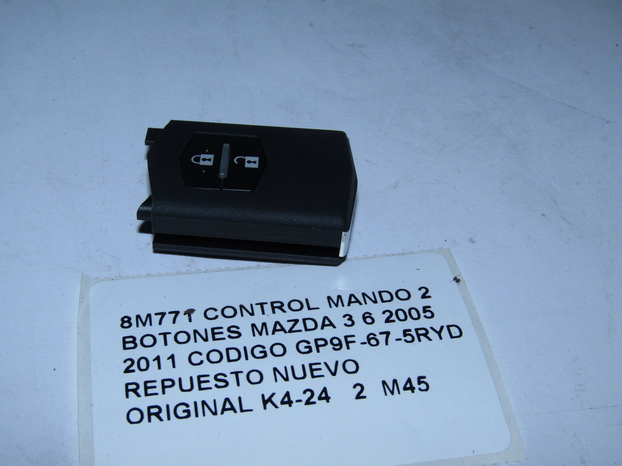 Control Mando 2 Botones Mazda 3 6 2005 2011 Cod Gp9f-67-5ryd