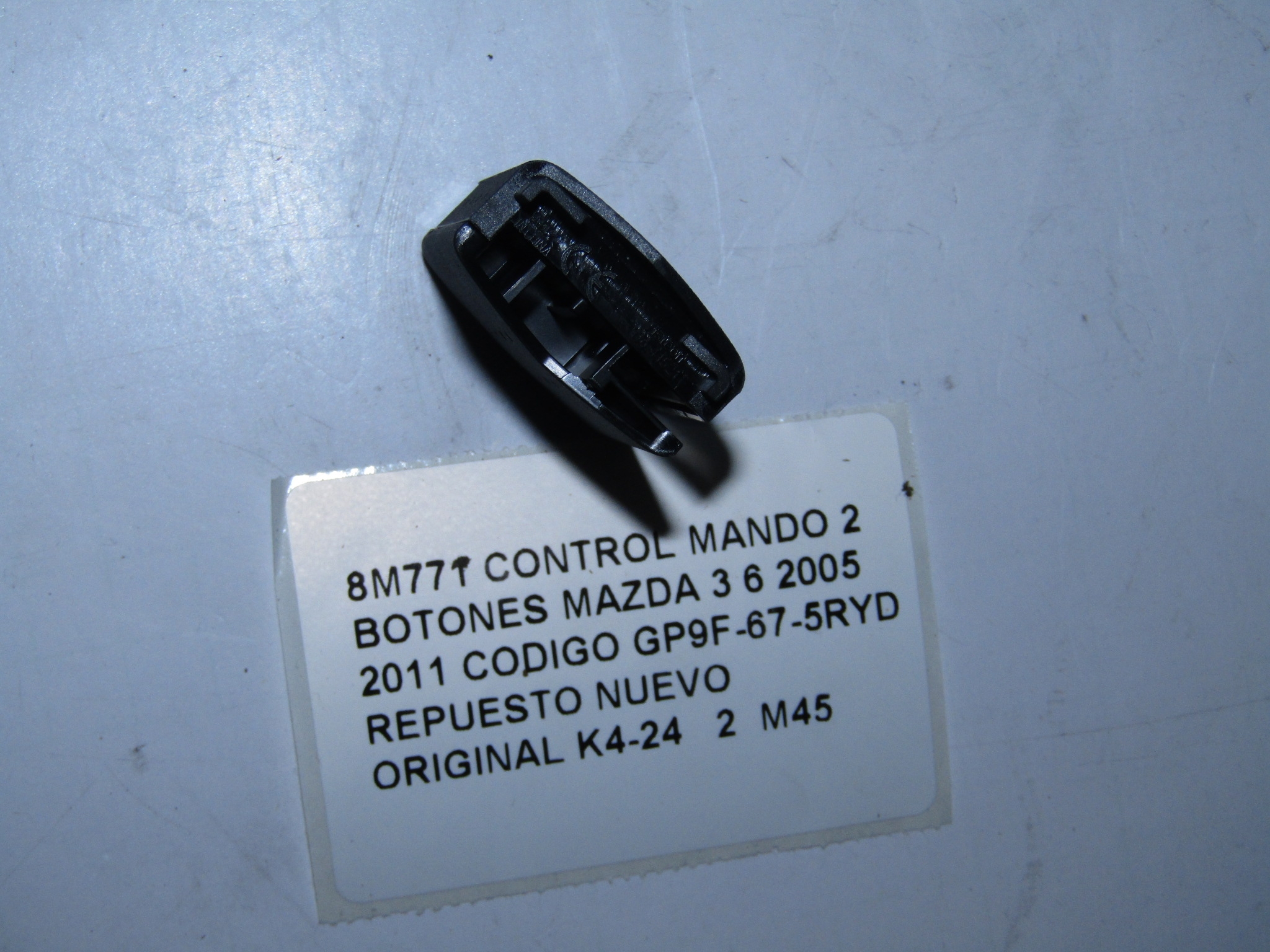 Control Mando 2 Botones Mazda 3 6 2005 2011 Cod Gp9f-67-5ryd - foto 3
