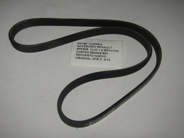 Correa Accesorio Renault 4pk908 Clio 1.6 Bencina 8200041851 - foto 2