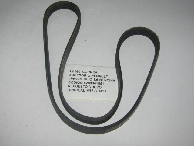 Correa Accesorio Renault 4pk908 Clio 1.6 Bencina 8200041851 - foto 3