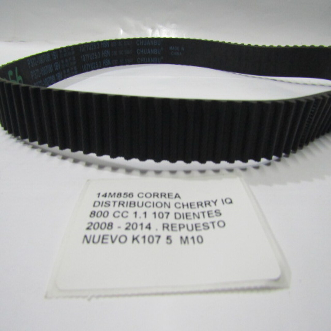 Correa Distribucion Cherry Iq 800 Cc 1.1 107 Dientes 2008-14 - foto 4