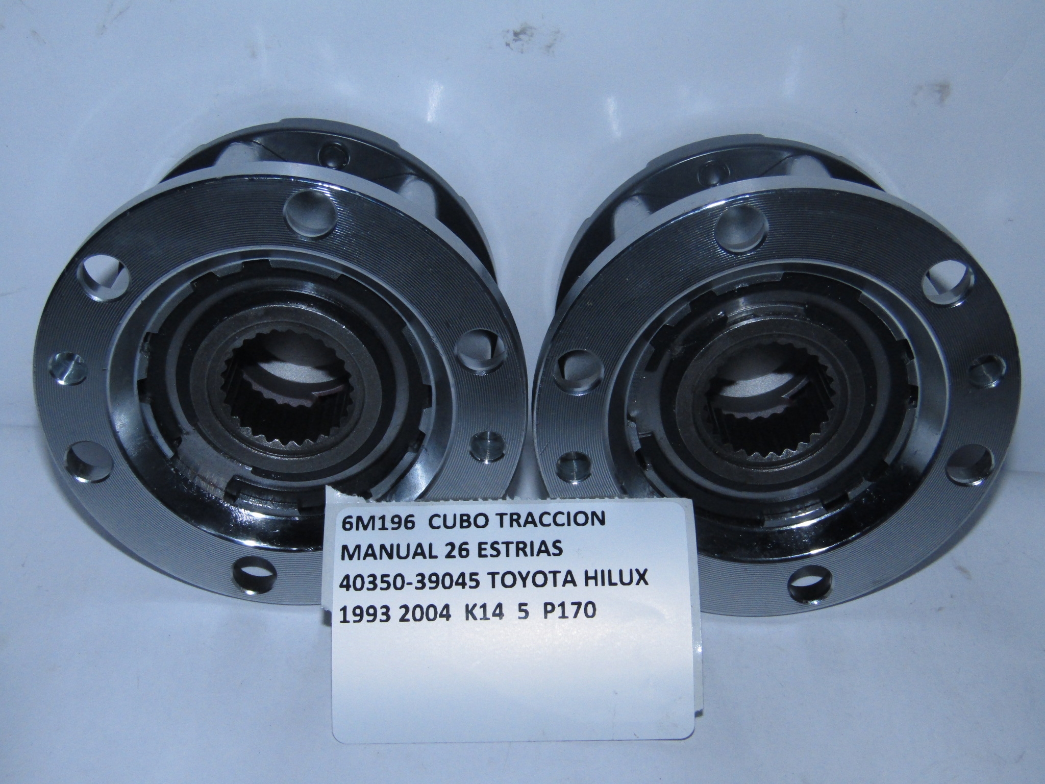 Cubo Traccion Manual 26 Estrias 40350-39045 Toyota 1993 2004 - foto 3