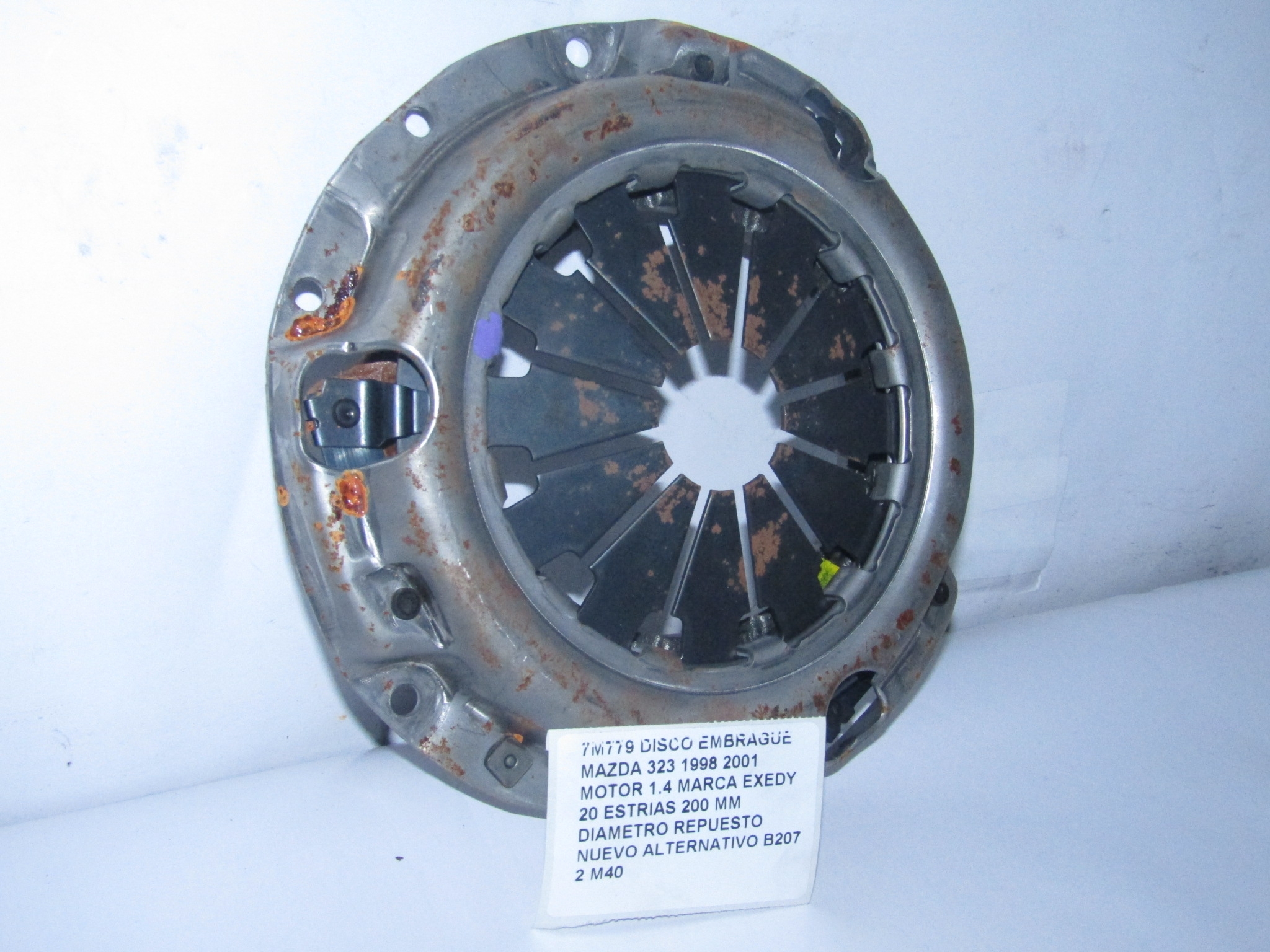 Disco Embrague Mazda 323 1998 2001 Motor 1.4 Marca Exedy