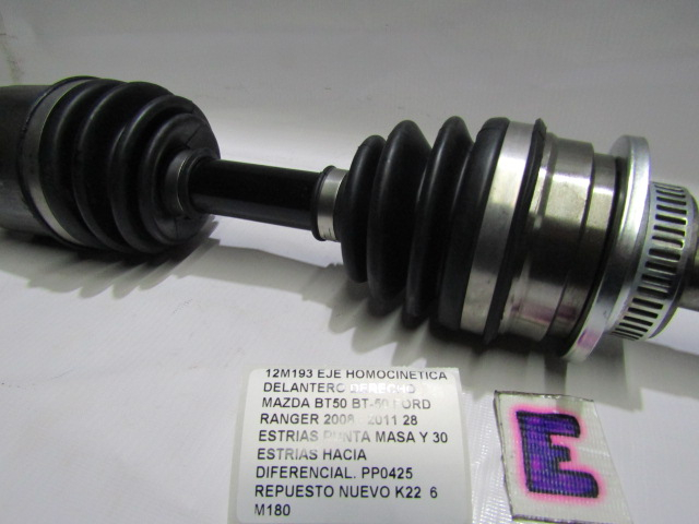 Eje Homocinetica Delantero Mazda Bt50 Ford Ranger 2008-2011 - foto 4