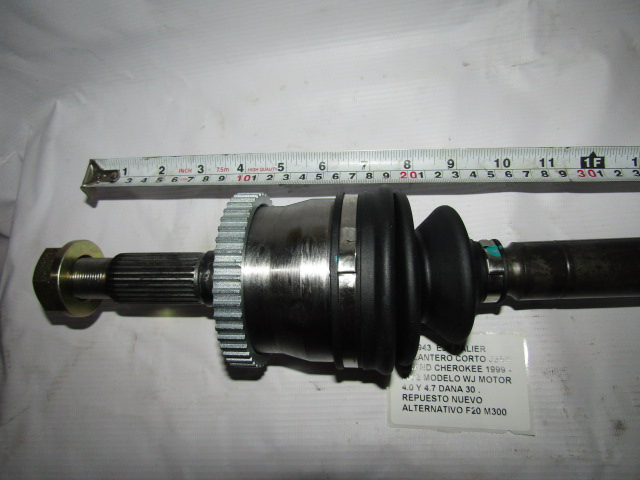 Eje Palier Delantero Jeep Grand Cherokee Wj 4.0 4.7 Dana 30 - foto 2