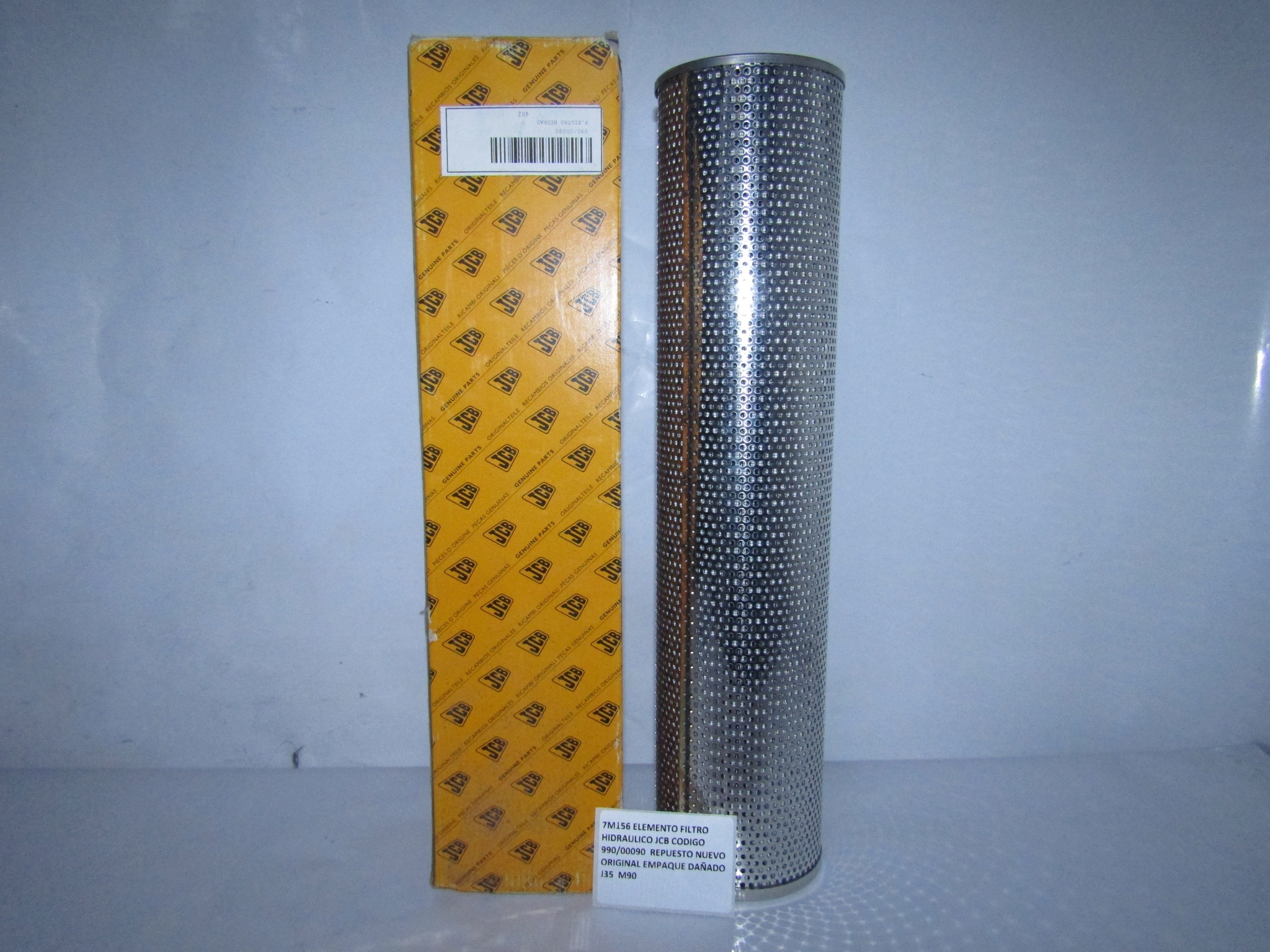 Elemento Filtro Hidraulico Jcb Codigo 990/00090 - foto 2