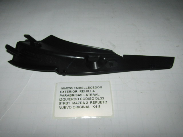 Embellecedor Exterior Rejilla Parabrisas Lateral Mazda 2