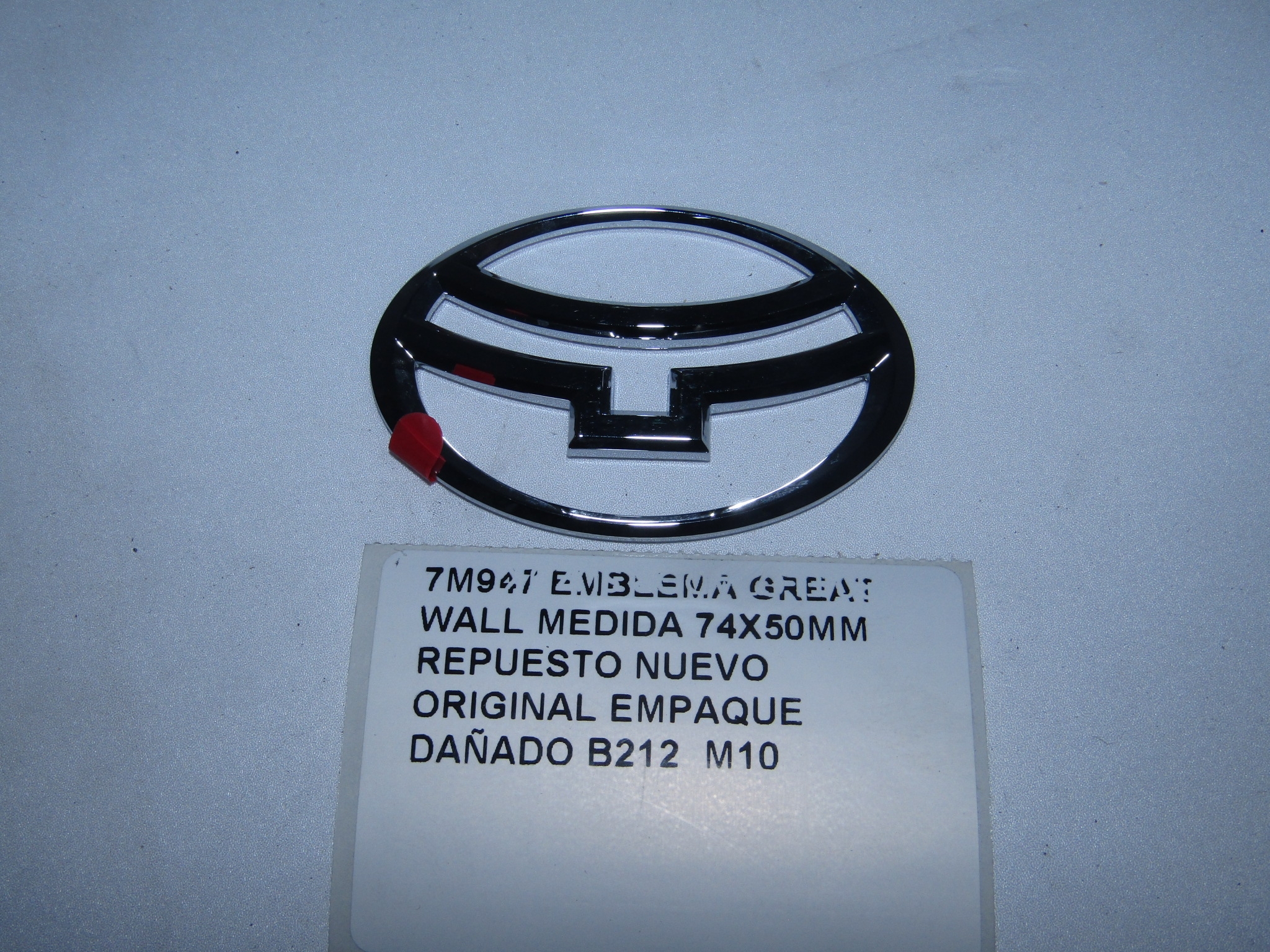 Emblema Great Wall Medida 74x50mm
