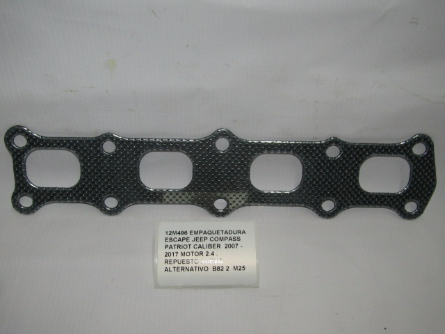 Empaquetadura Escape Jeep Compass Patriot Caliber 2007-2017 - foto 3