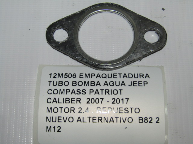 Empaquetadura Tubo Bomba Agua Jeep Compass Patriot 2007-17