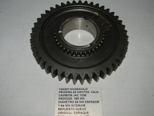 Engranaje Primera 43 Dientes Caja Cambios Jac 1038 - foto 2