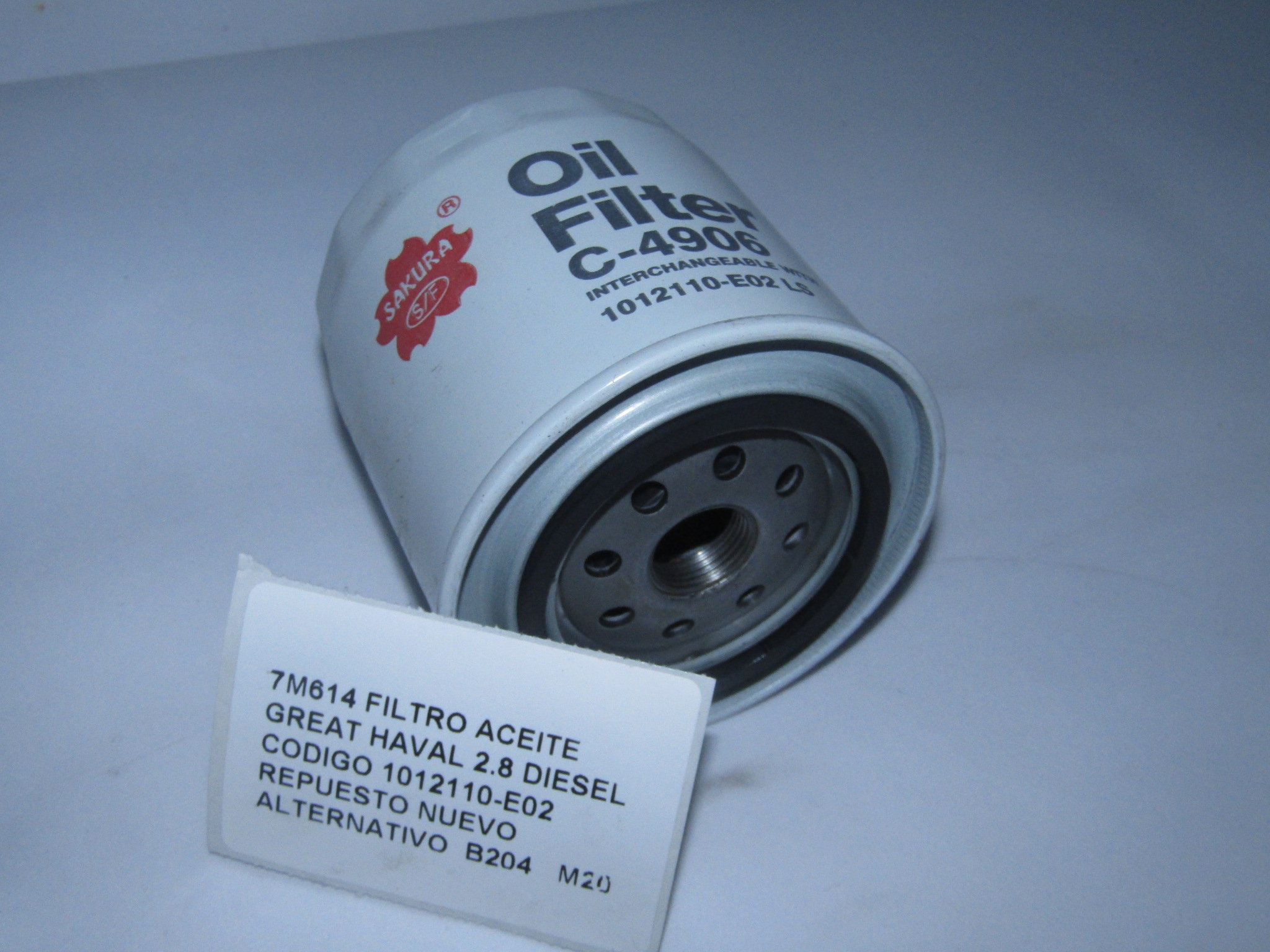 Filtro Aceite Great Haval 2.8 Diesel Codigo 1012110-e02 - foto 2