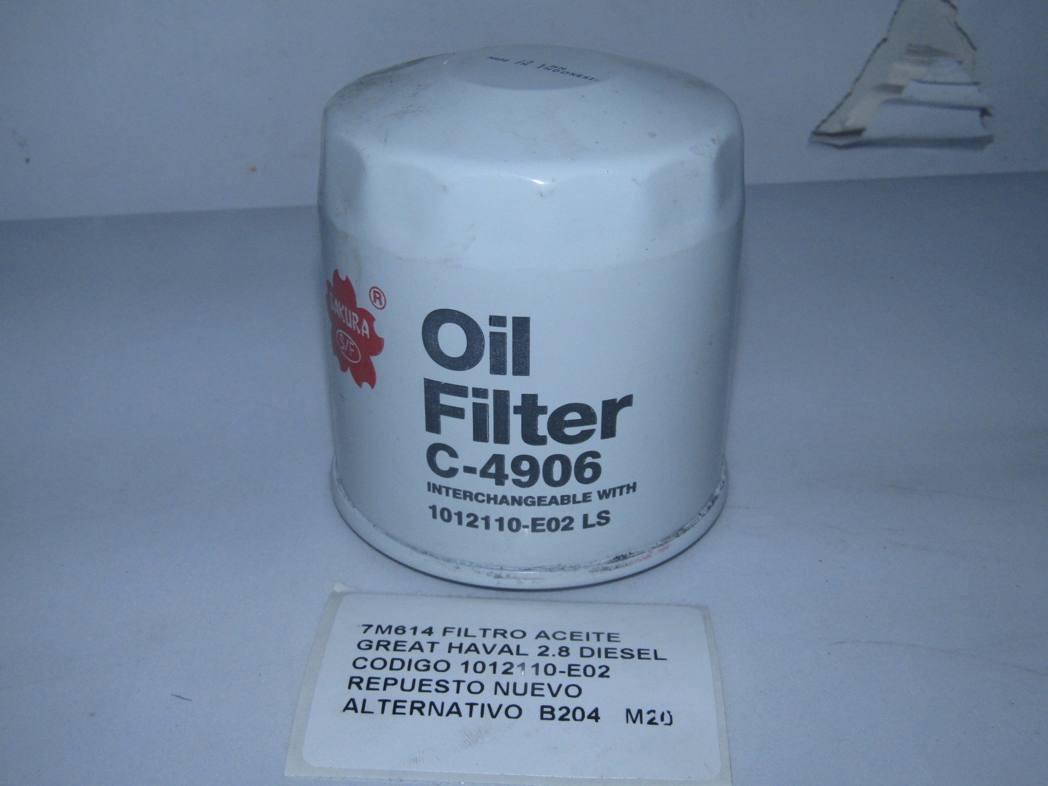 Filtro Aceite Great Haval 2.8 Diesel Codigo 1012110-e02 - foto 3