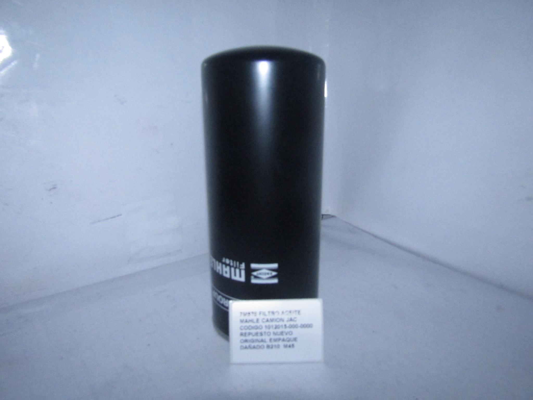 Filtro Aceite Mahle Camion Jac Codigo 1012015-000-0000