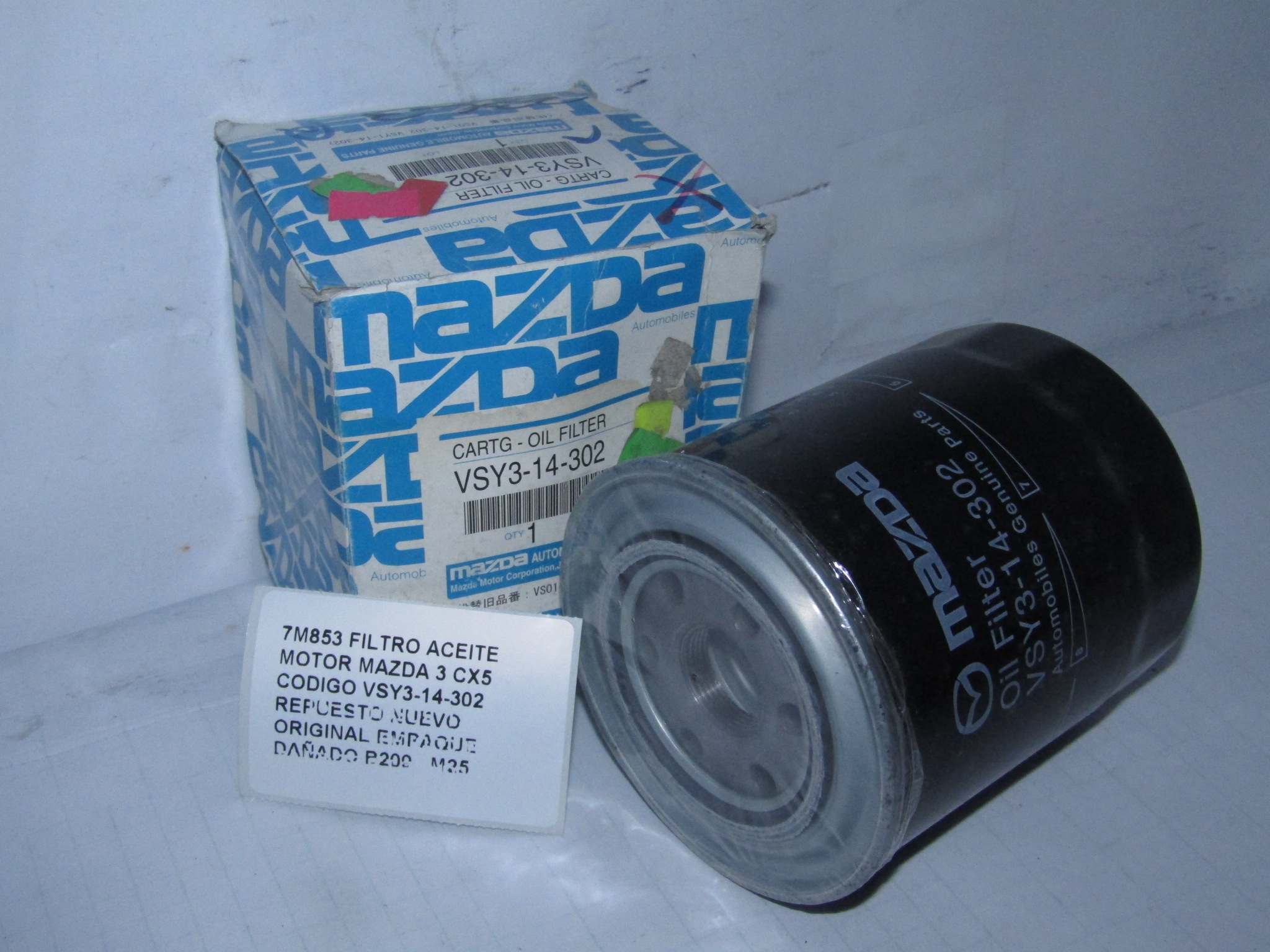 Filtro Aceite Motor Mazda 3 Cx5 Codigo Vsy3-14-302 - foto 2