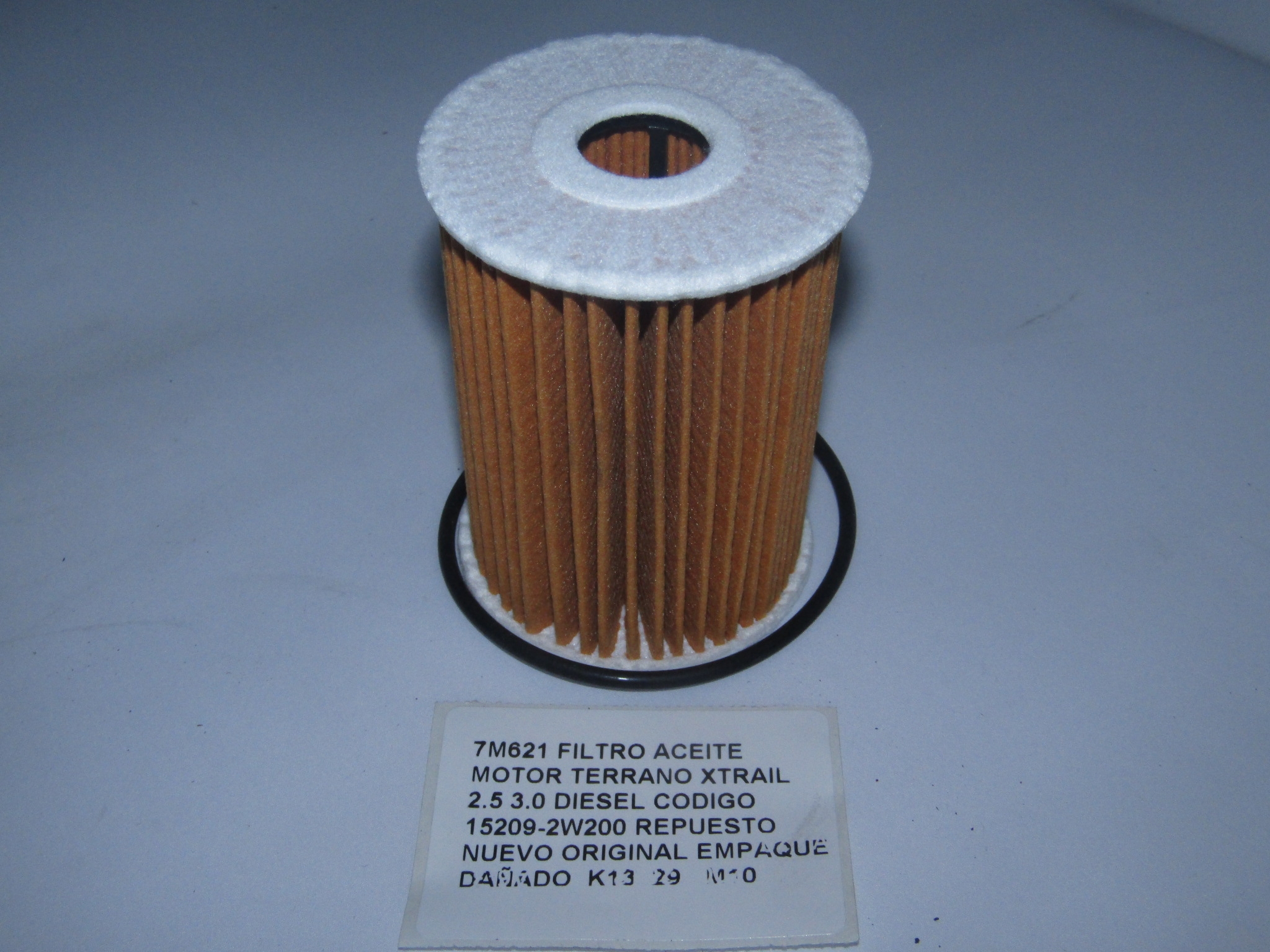 Filtro Aceite Motor Terrano Xtrail 3.0 Diesel Zd30