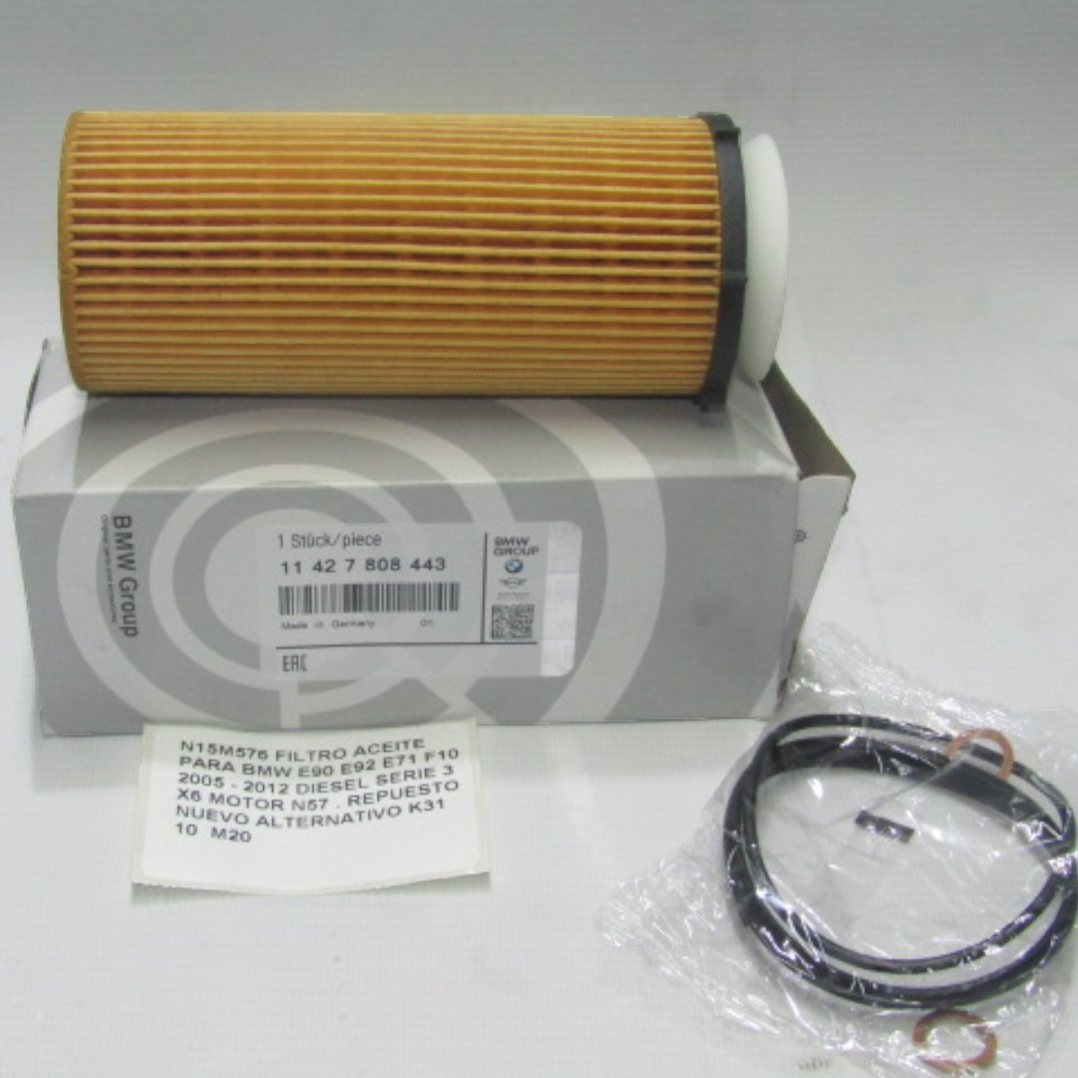 Filtro Aceite Para Bmw E90 E92 E71 F10 2005 - 2012 - foto 4