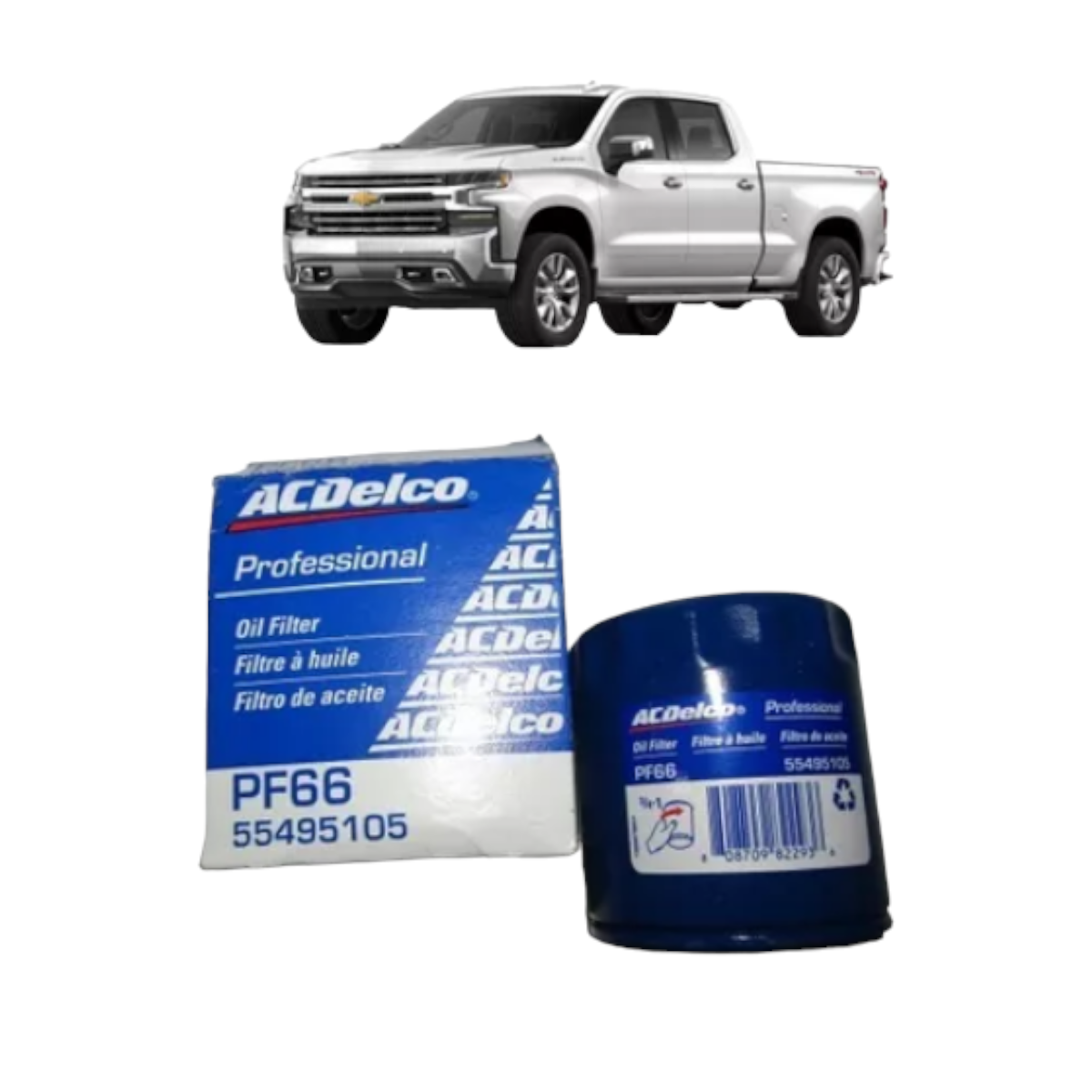 Filtro Aceite Pf66 Acdelco Chevrolet Silverado 2019 - 2023