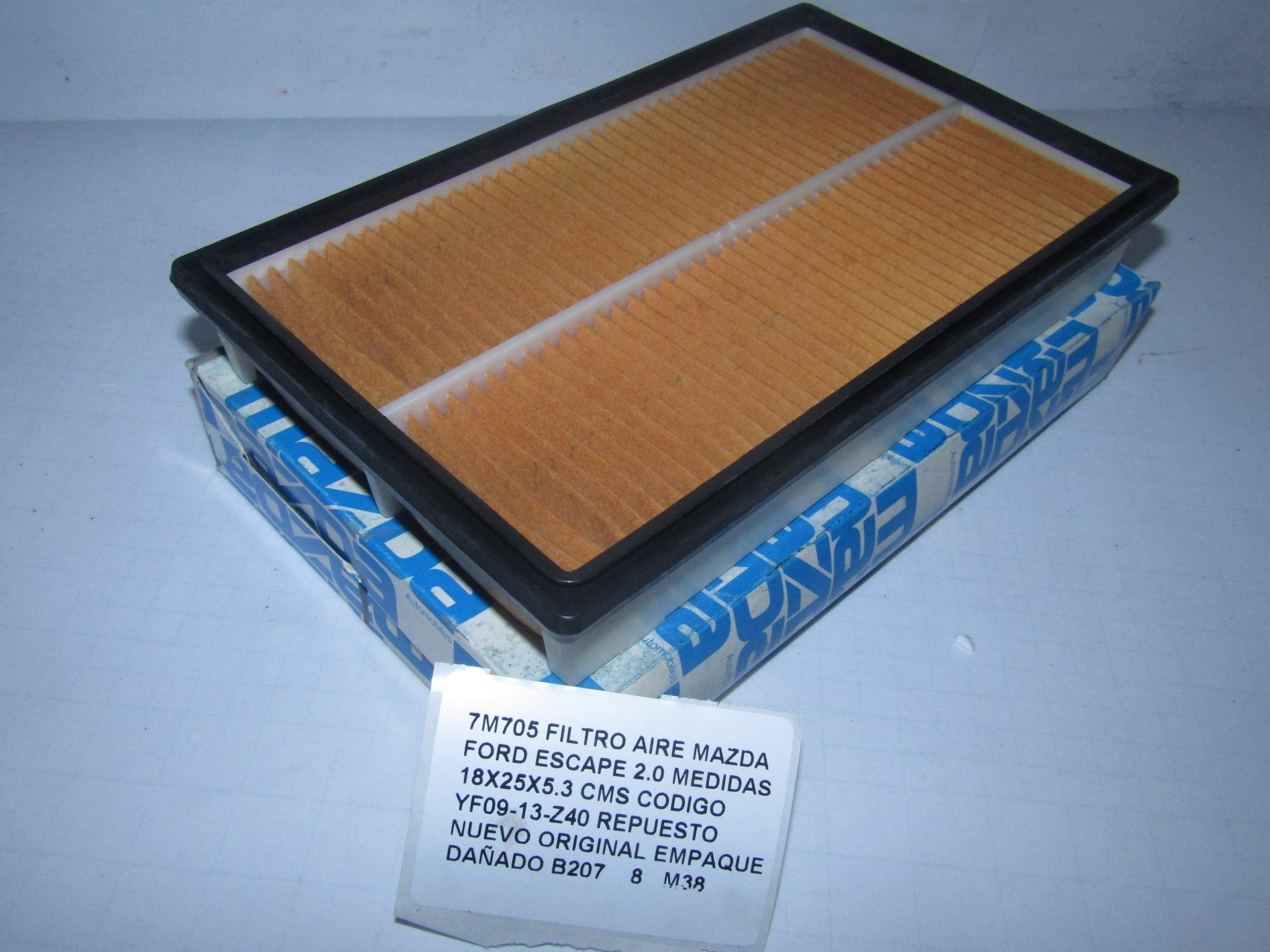 Filtro Aire De Motor Mazda 323 Artis 1990 1998 1.6 1.8l Dohc - foto 2