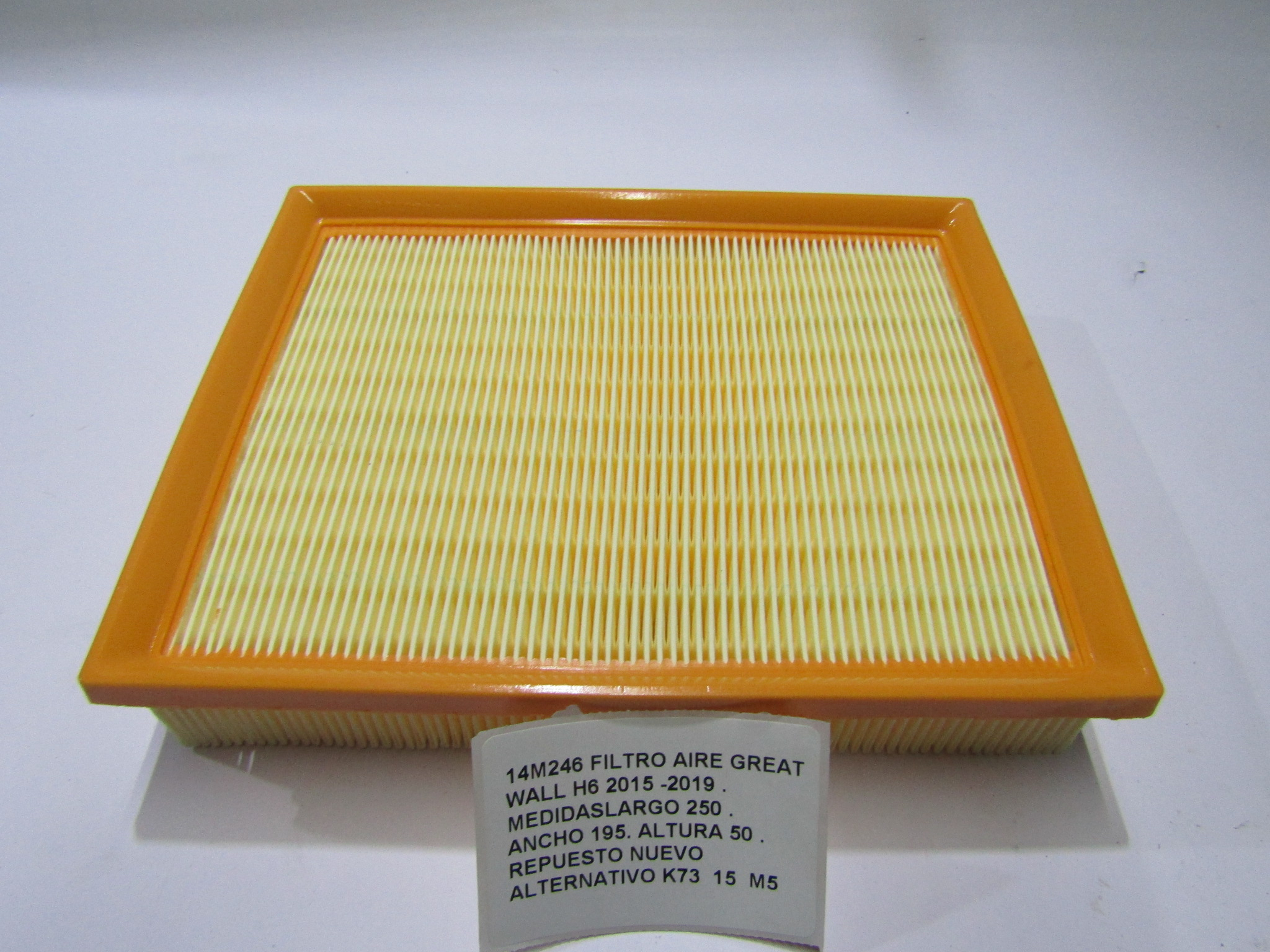Filtro Aire Great Wall H6 2015 -2019 . Medidaslargo 250 - foto 2