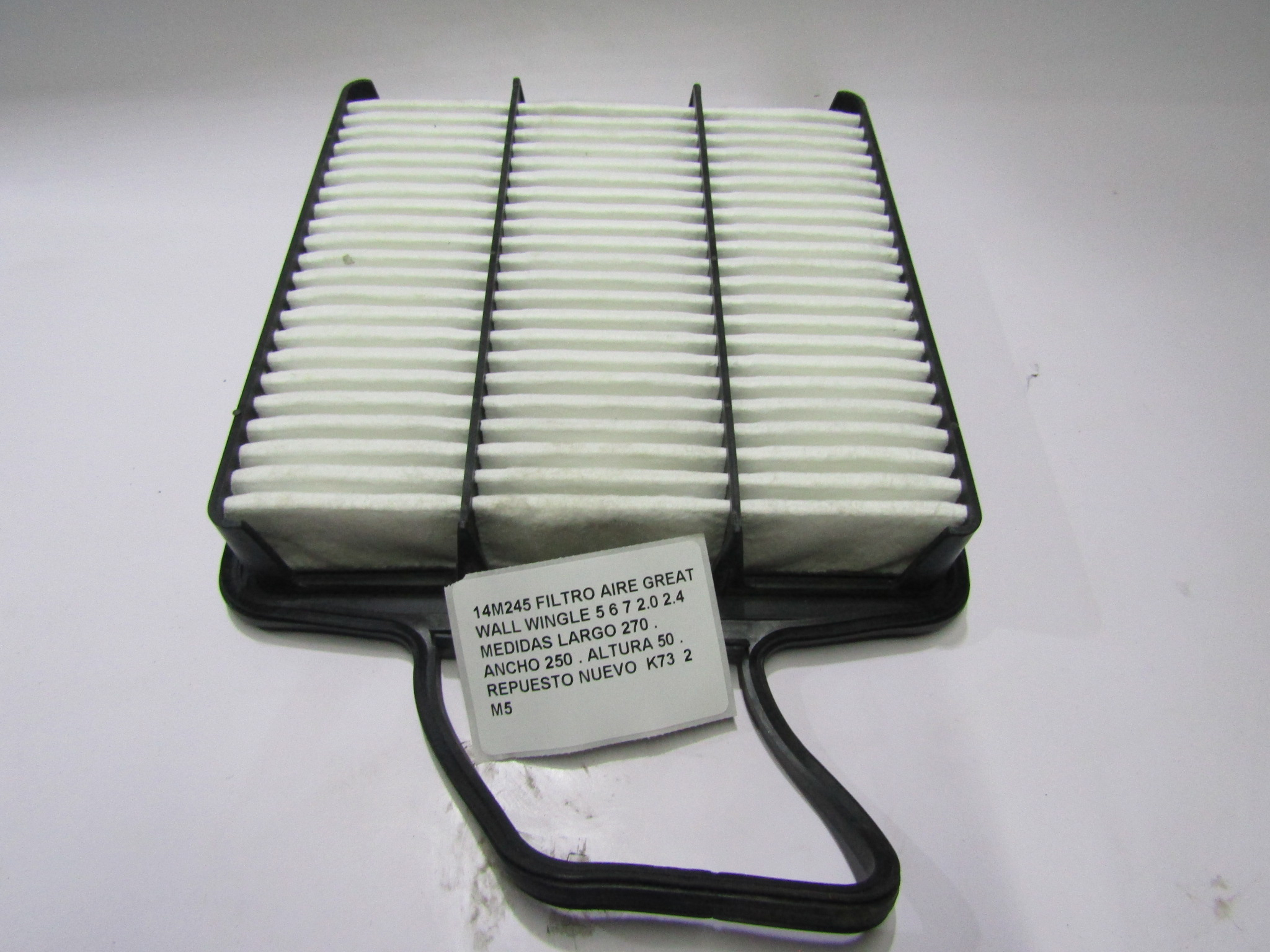 Filtro Aire Great Wall Wingle 5 6 2.0 2.4 Medidas Largo 270 - foto 3