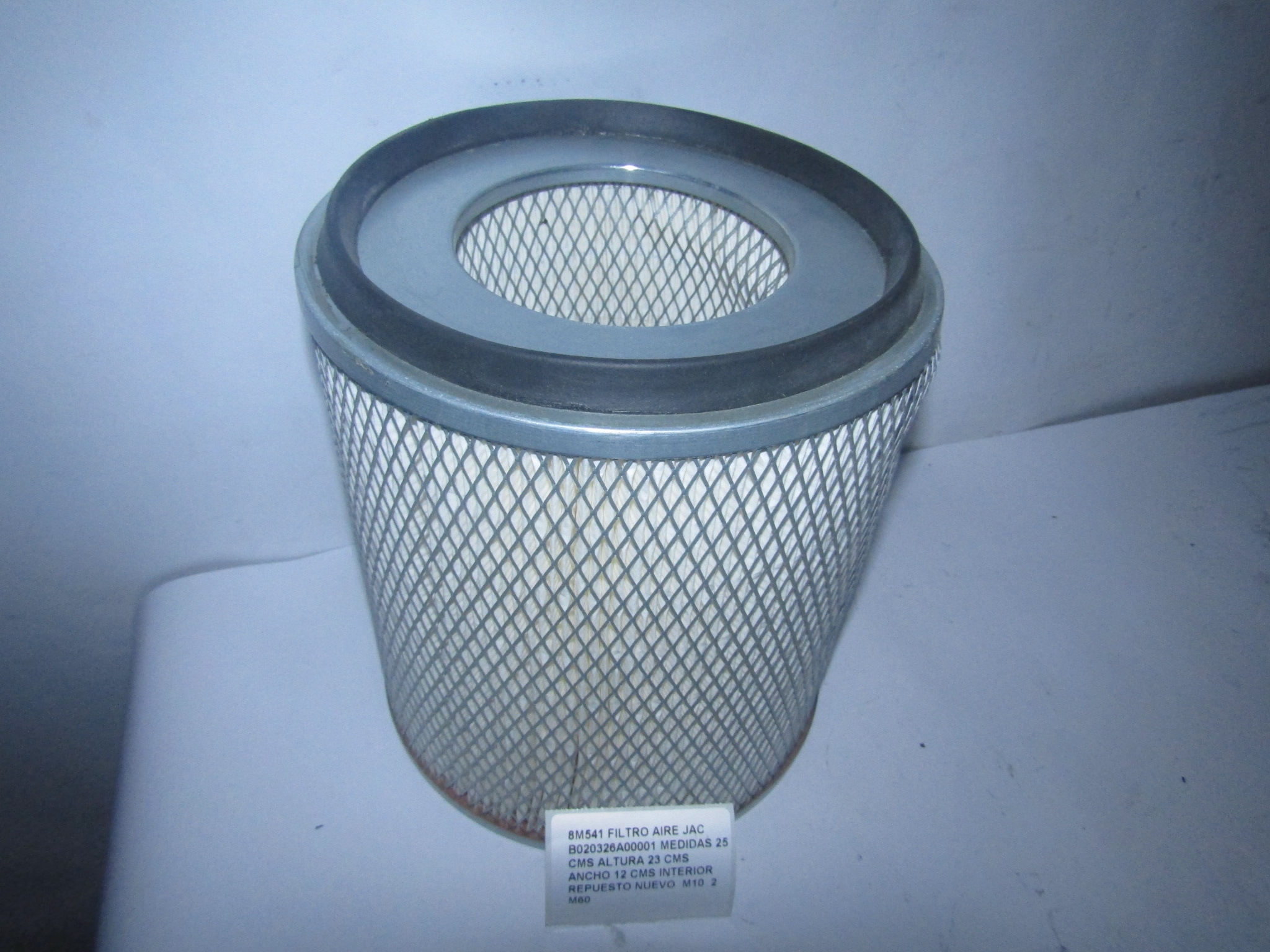 Filtro Aire Jac B020326a00001 Medidas 25 Cms Altura 23 Ancho