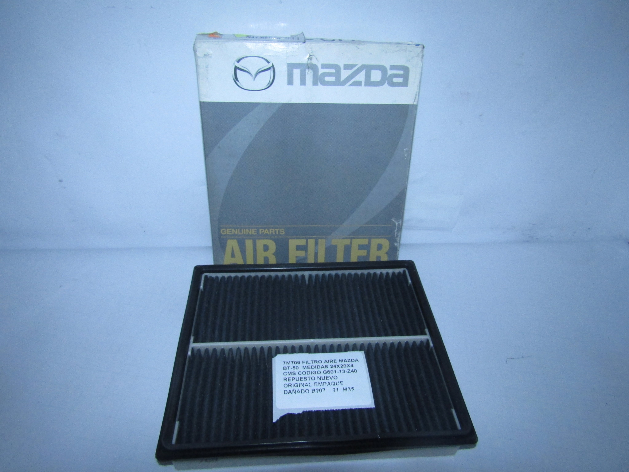 Filtro Aire Mazda Bt-50 Medidas 24x20x4 Cms Cod G601-13-z40 - foto 2