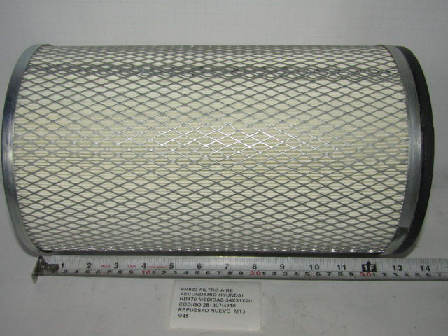 Filtro Aire Secundario Hyundai Hd170 Hd250 Hd370 34x31x20