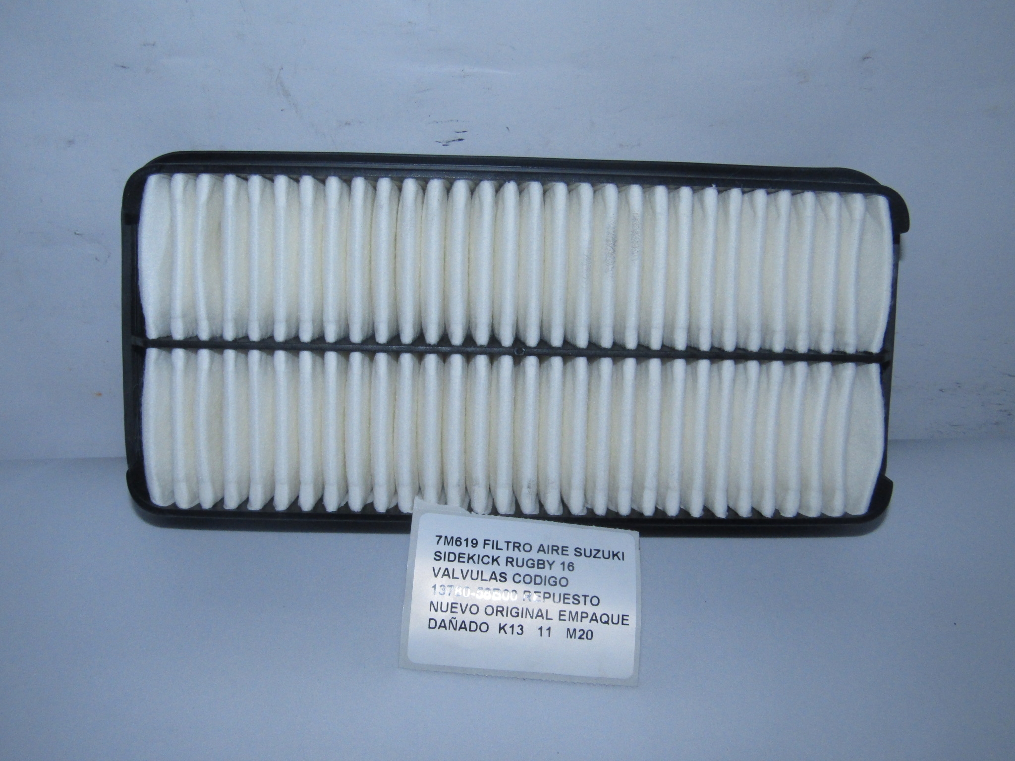 Filtro Aire Suzuki Sidekick Rugby 16 Valvula Cod 13780-58b00 - foto 3